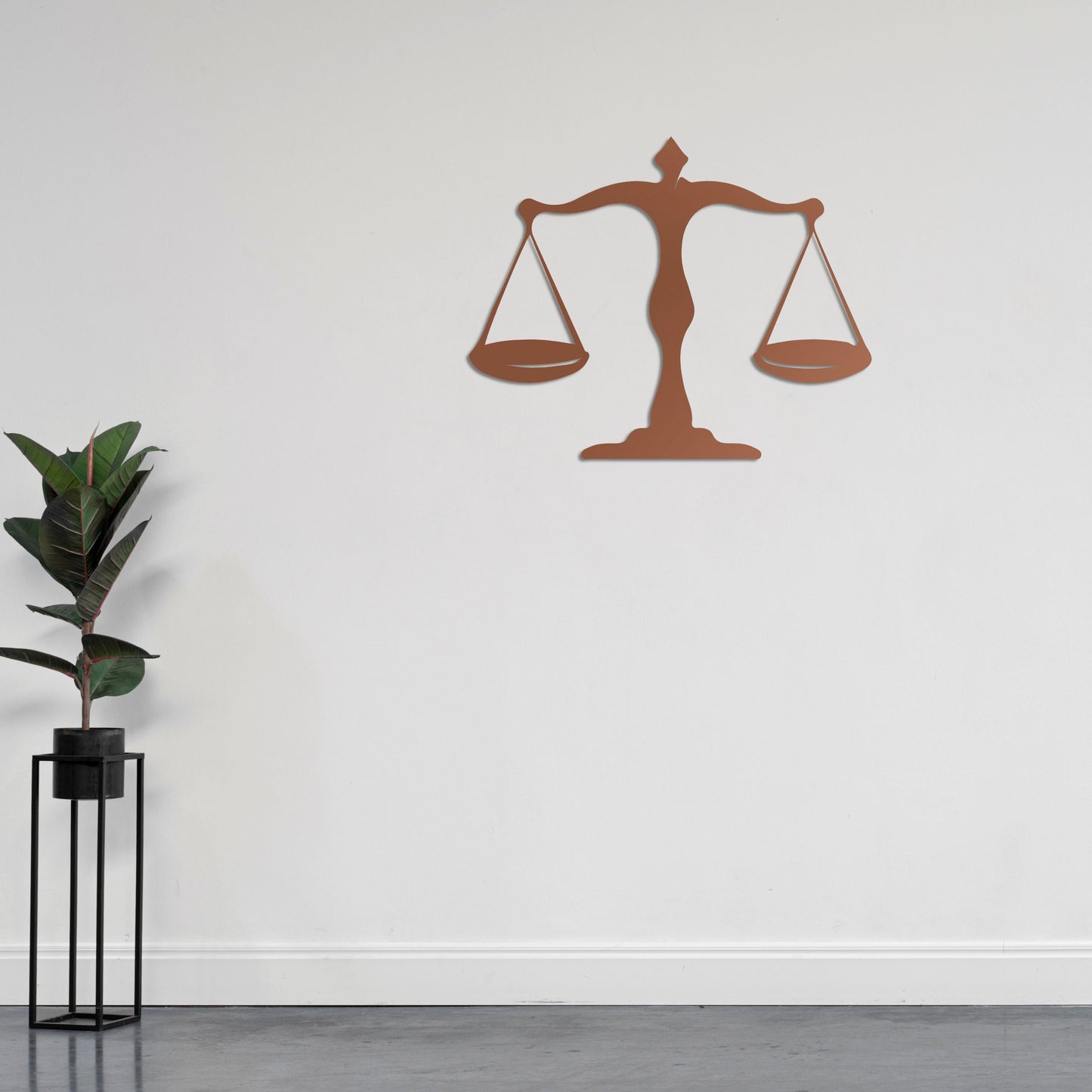 Balance of Justice Metal Painting