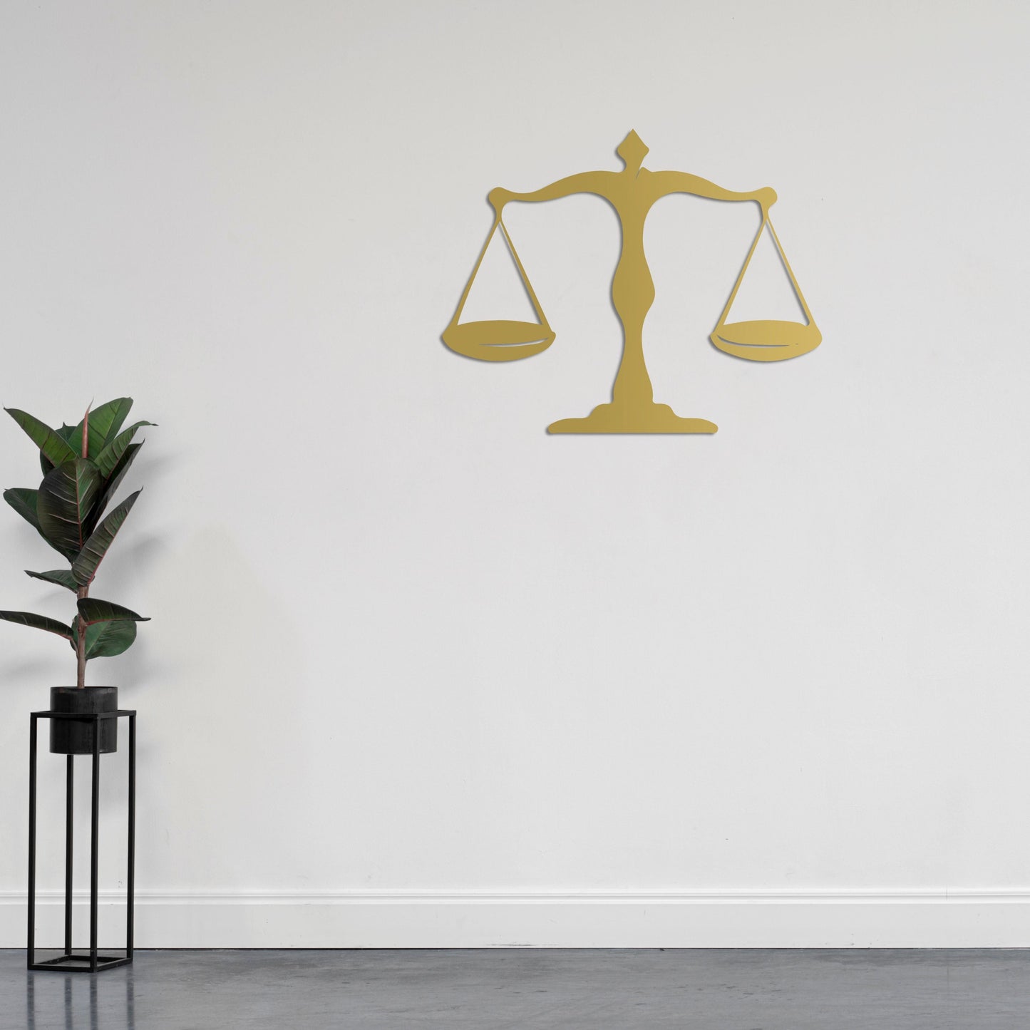 Balance of Justice Metal Painting