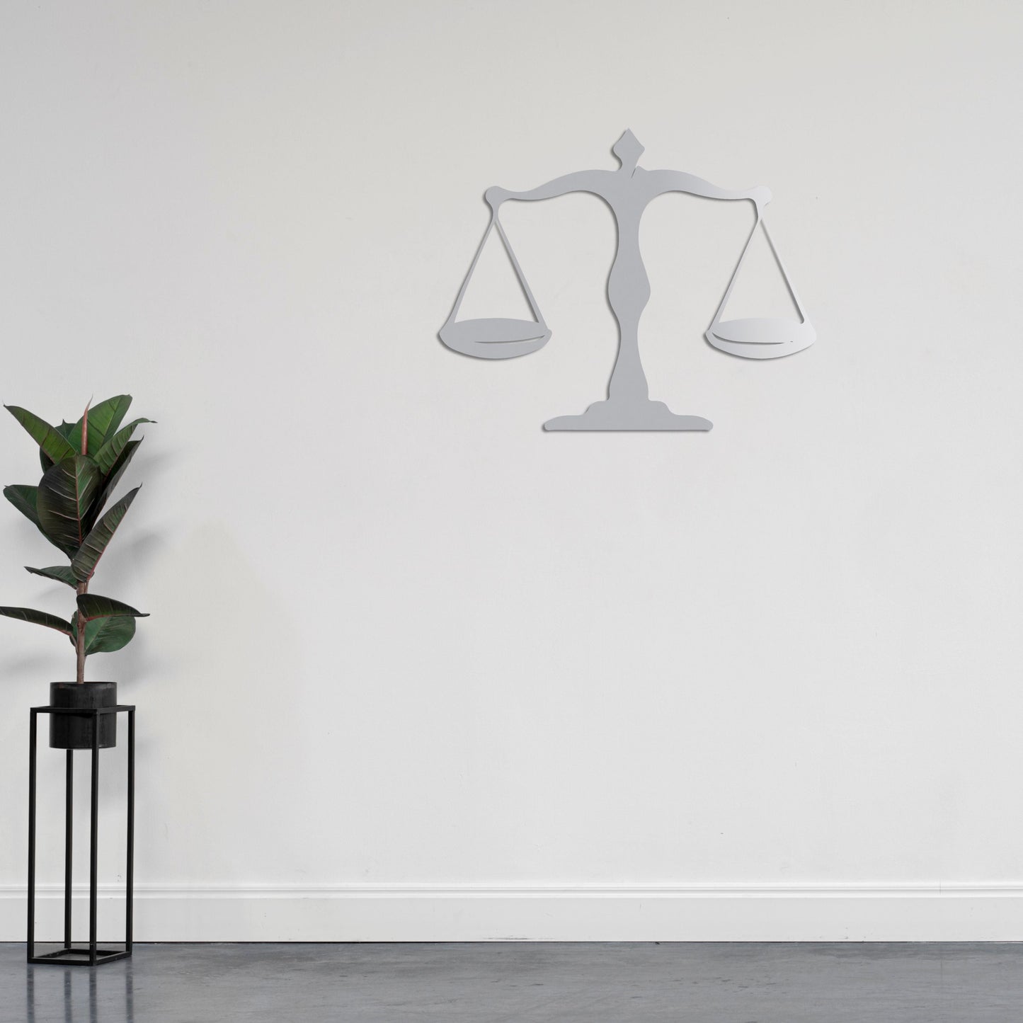 Balance of Justice Metal Painting