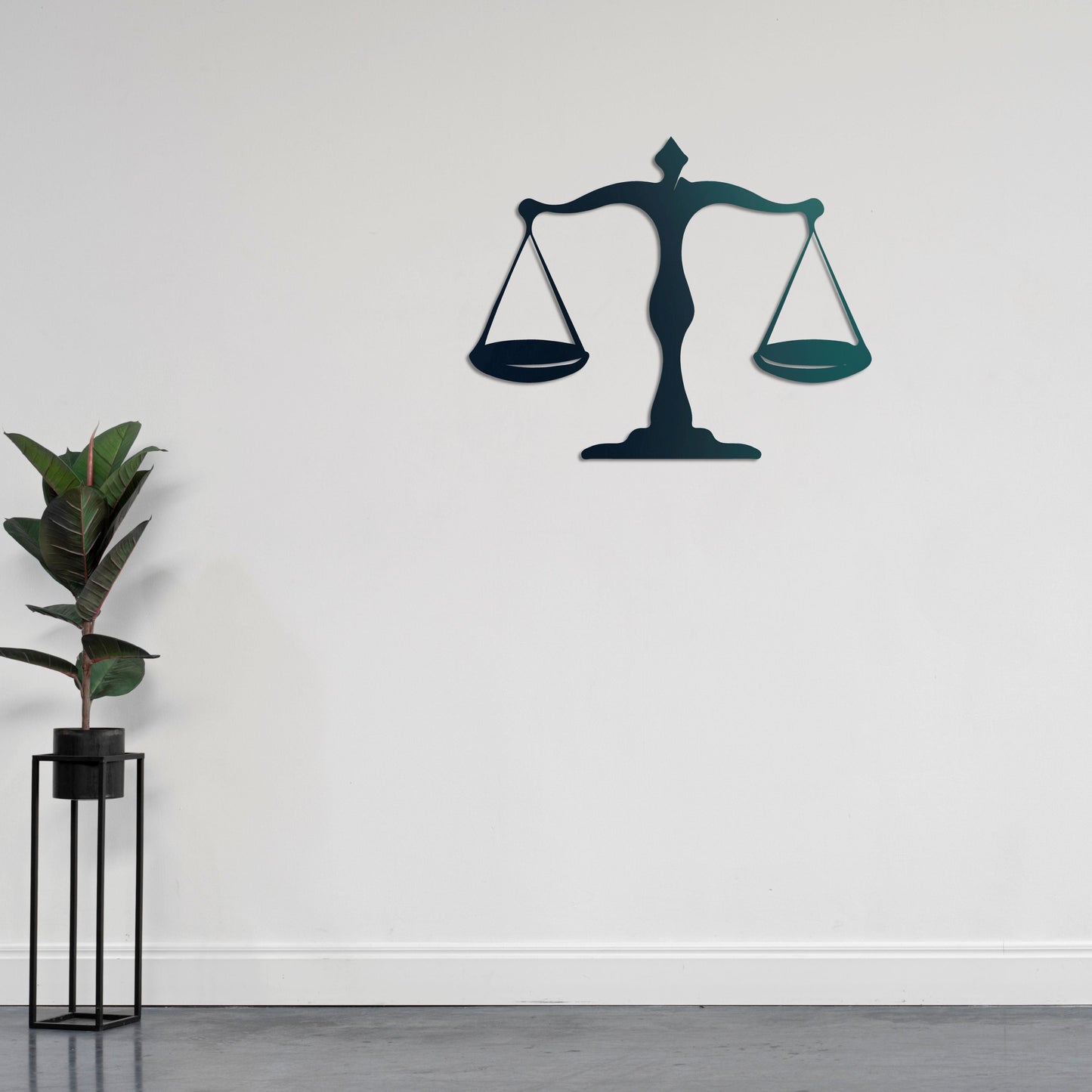 Balance of Justice Metal Painting