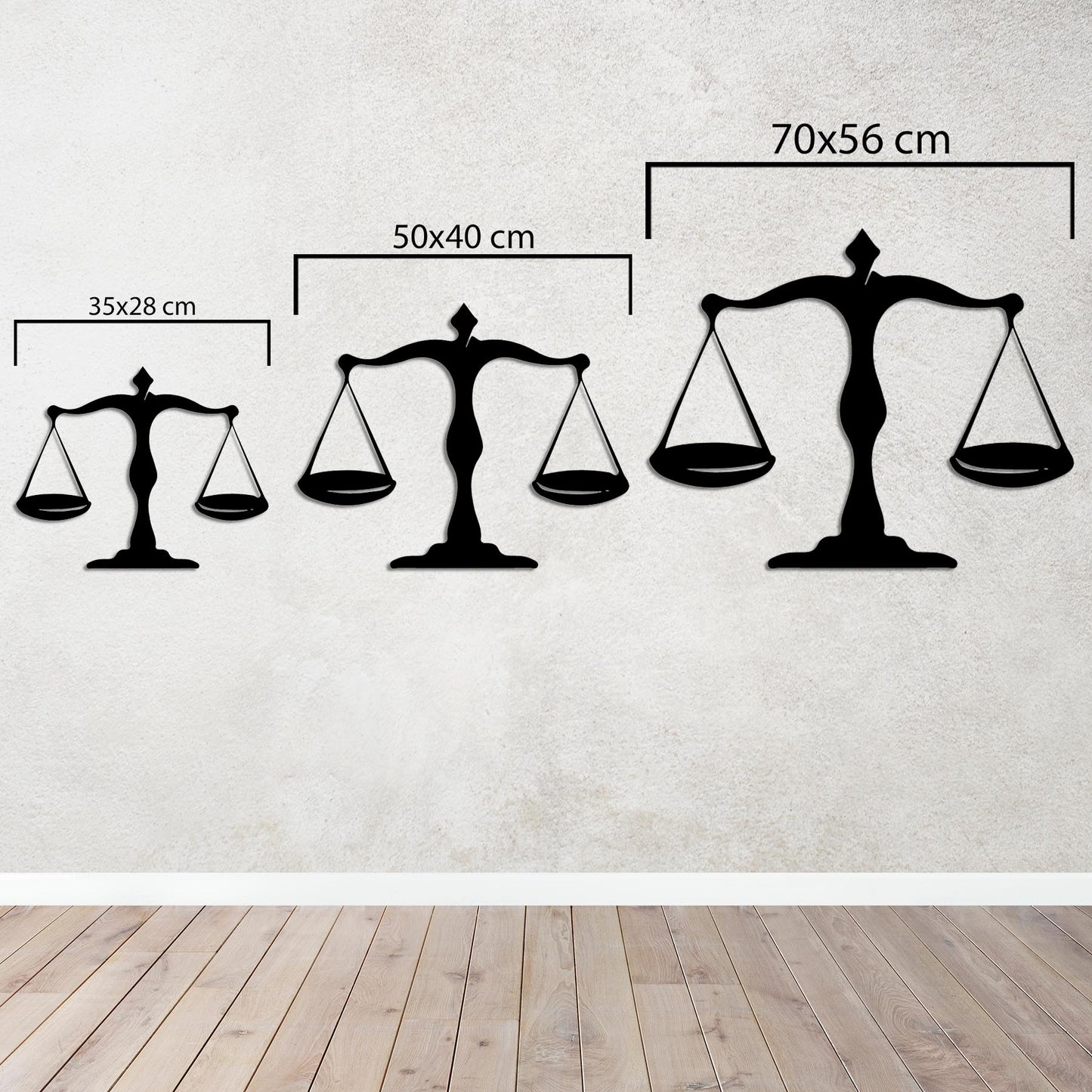 Balance of Justice Metal Painting