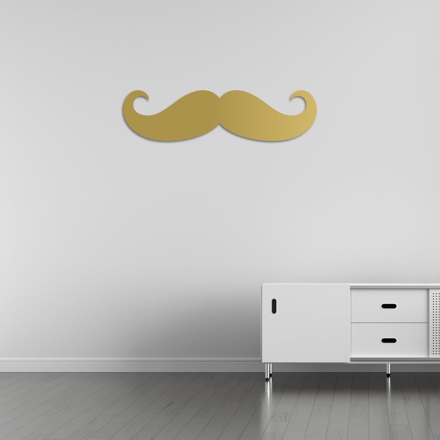 Classic Mustache – Metal Painting