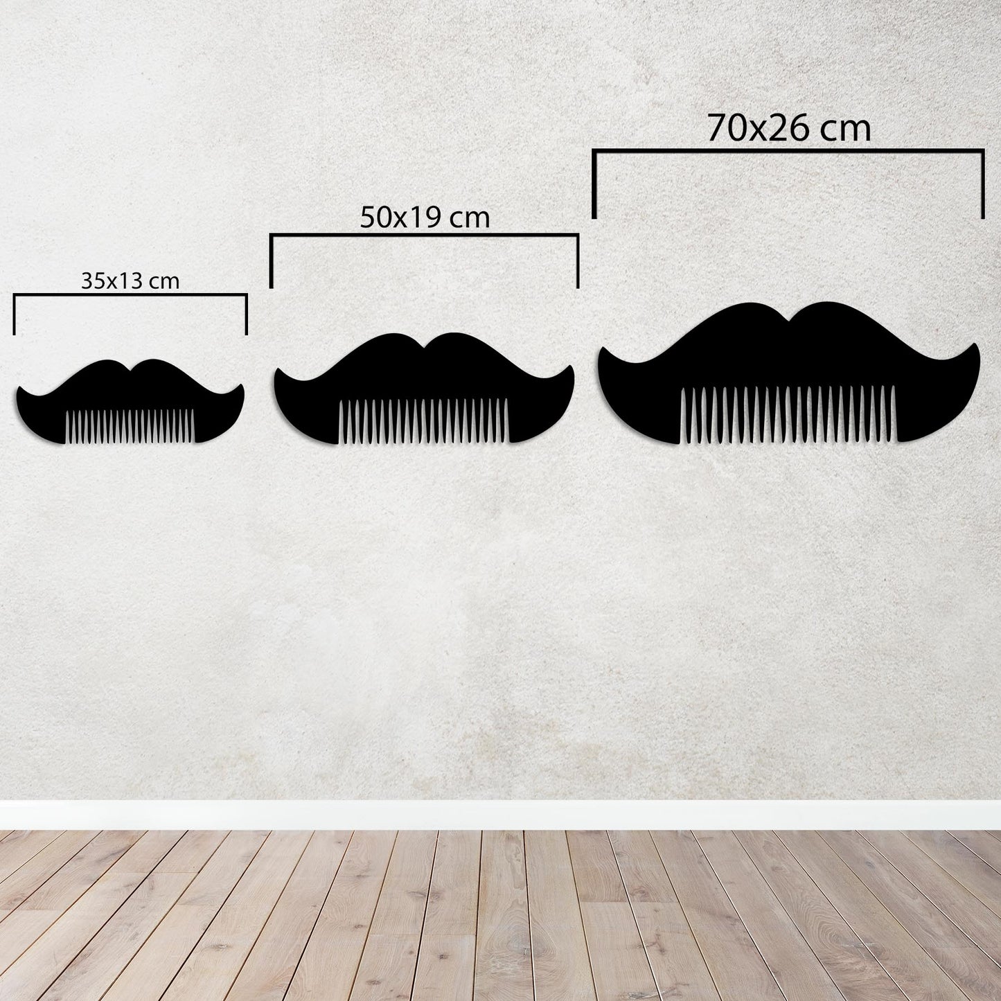 Combed Moustache – Metal Painting