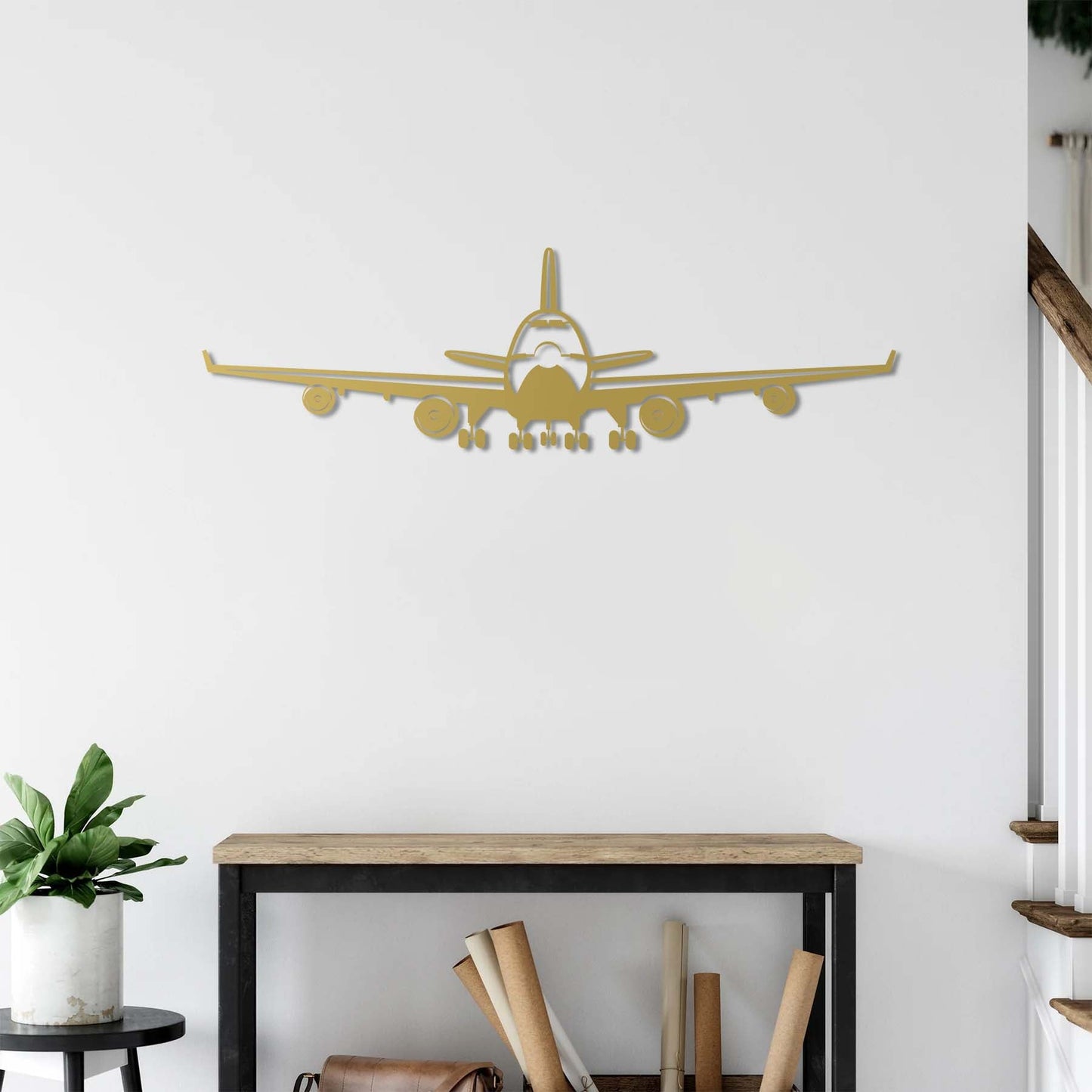 Boeing 747 – Uçak Metal Tablo