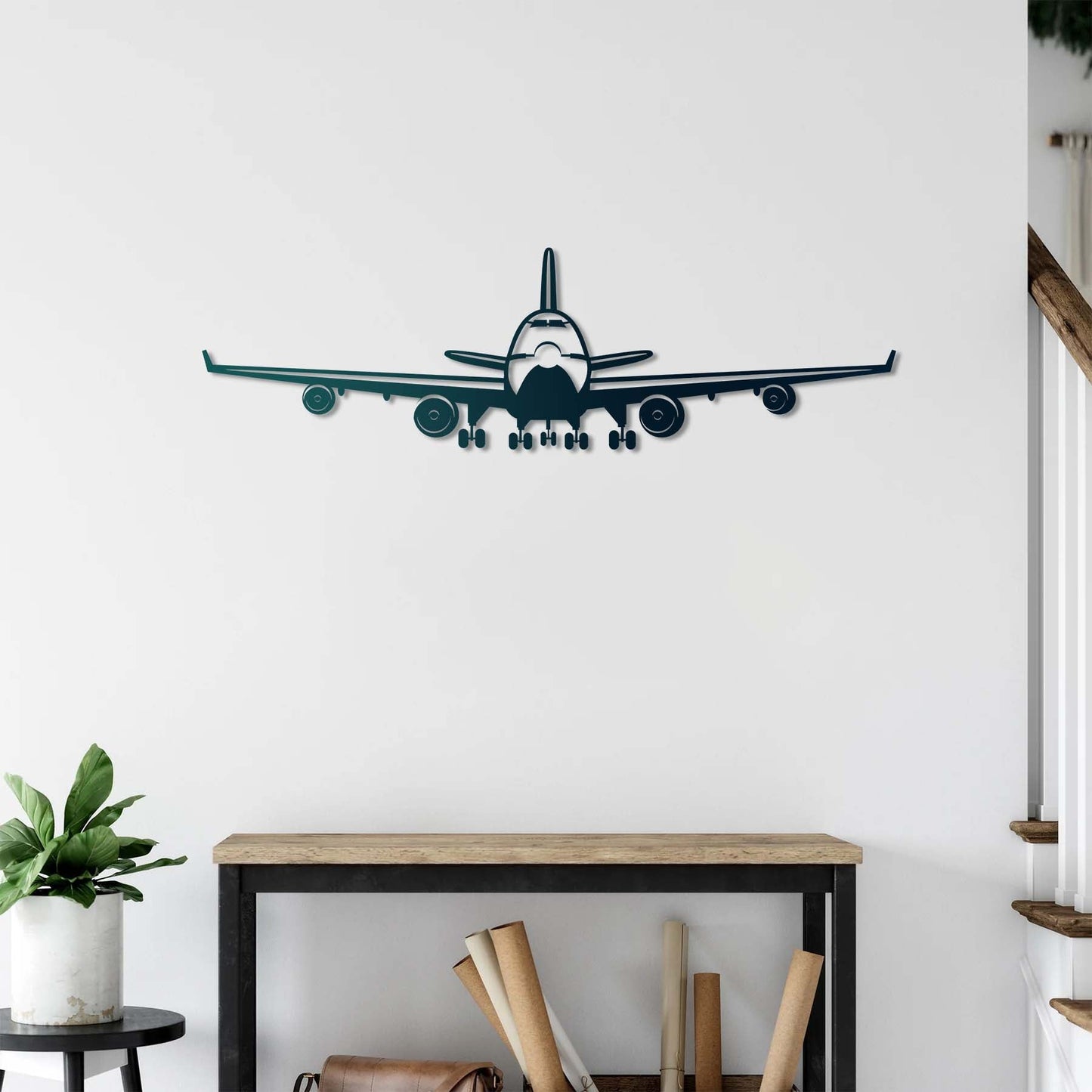 Boeing 747 – Uçak Metal Tablo
