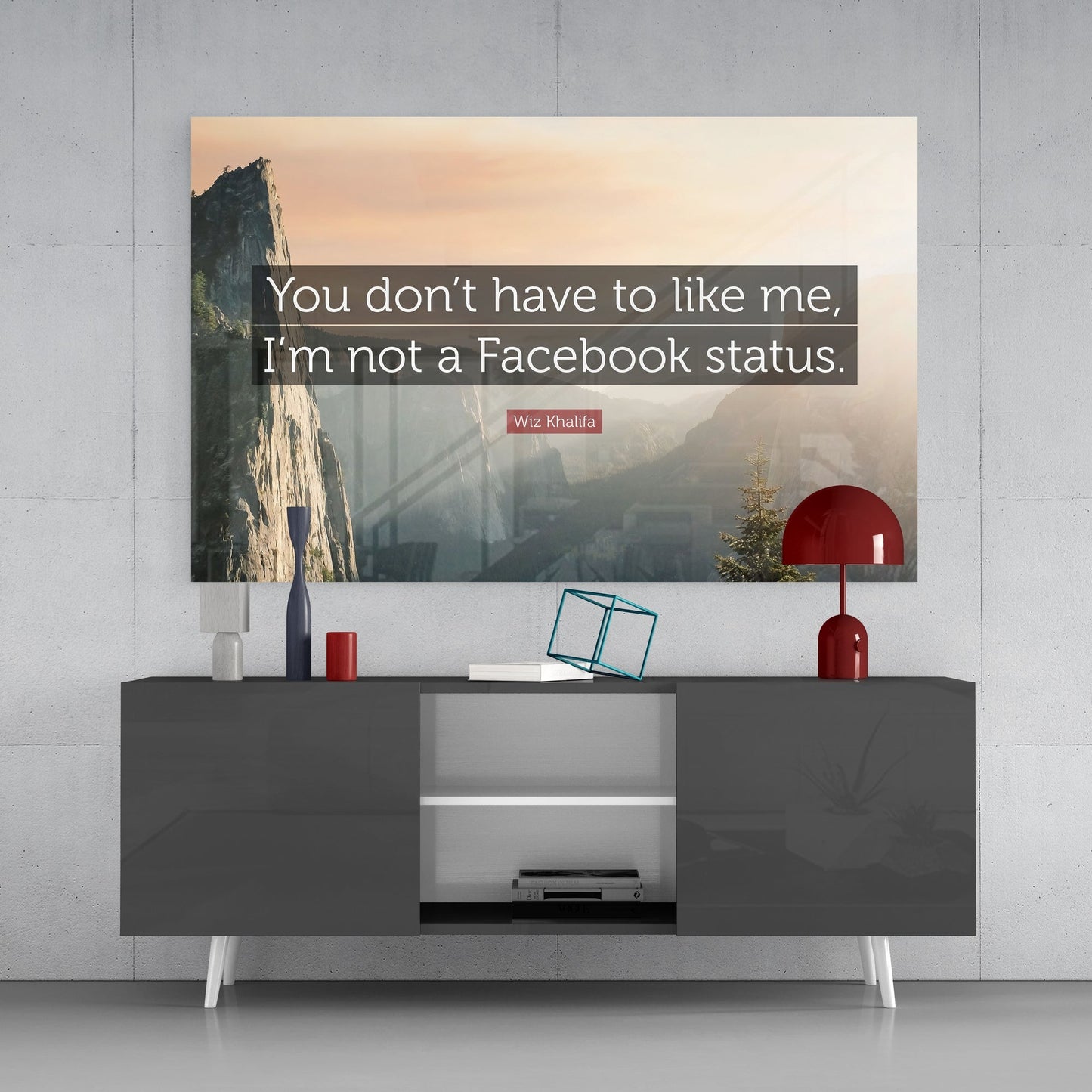 Facebook Statüsü Değil Cam Tablo