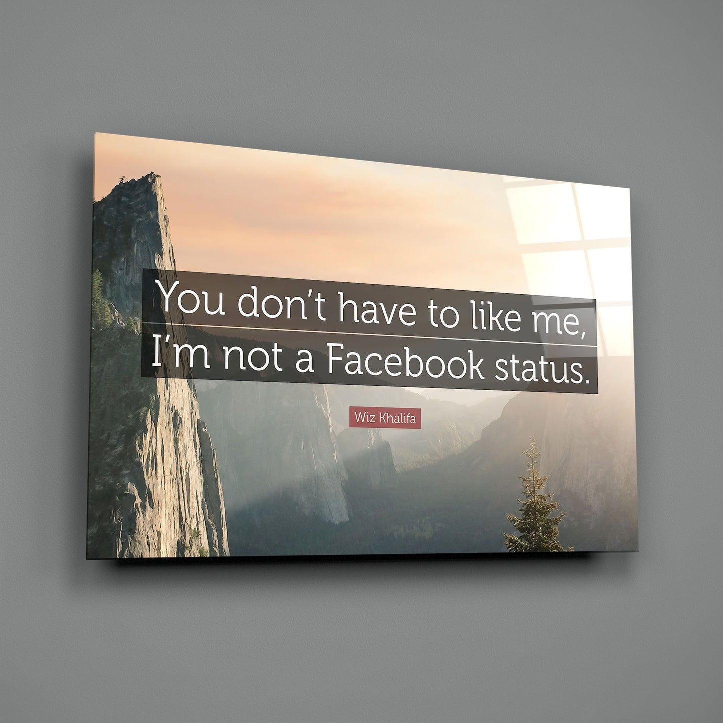 Facebook Statüsü Değil Cam Tablo