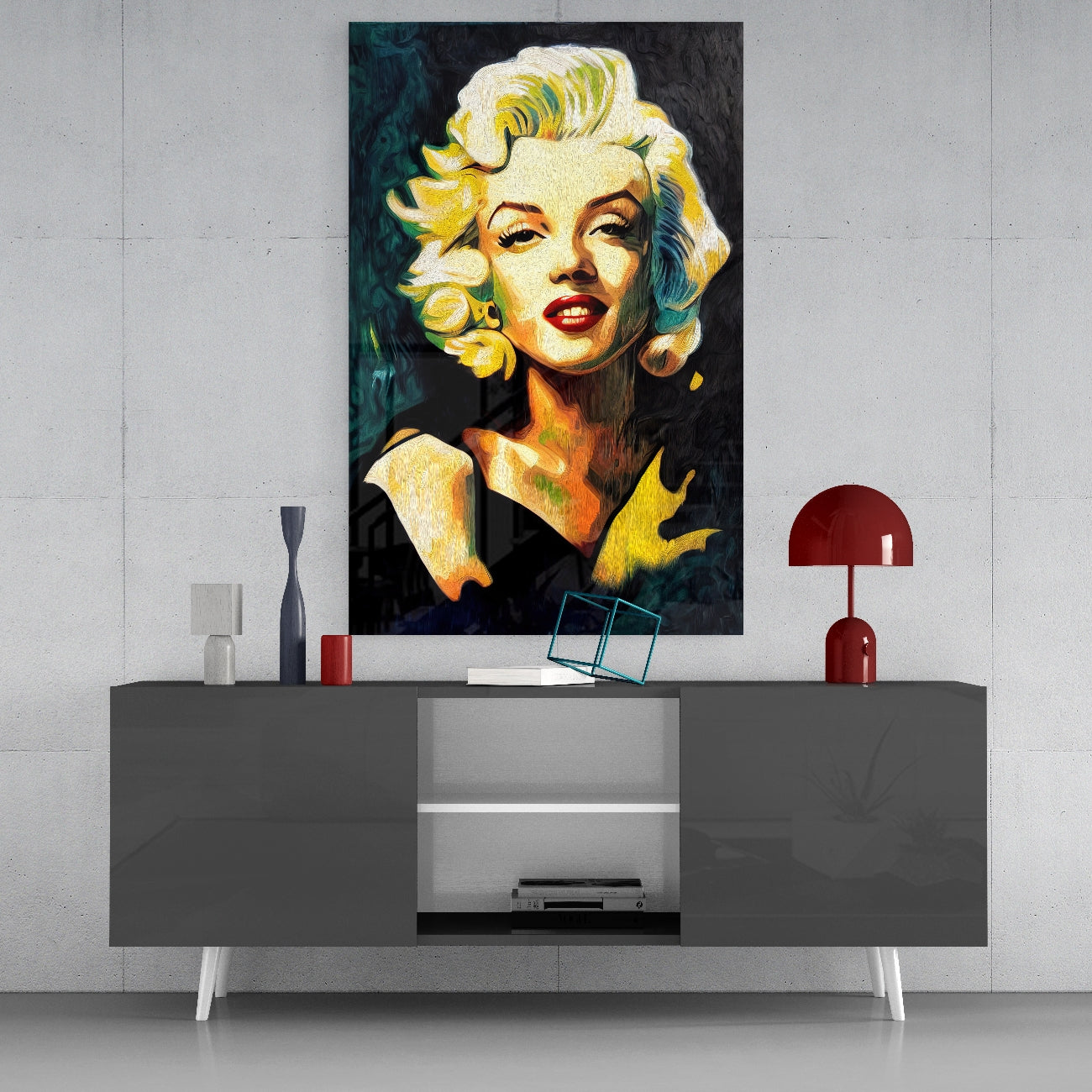 Marilyn Monroe Cam Tablo