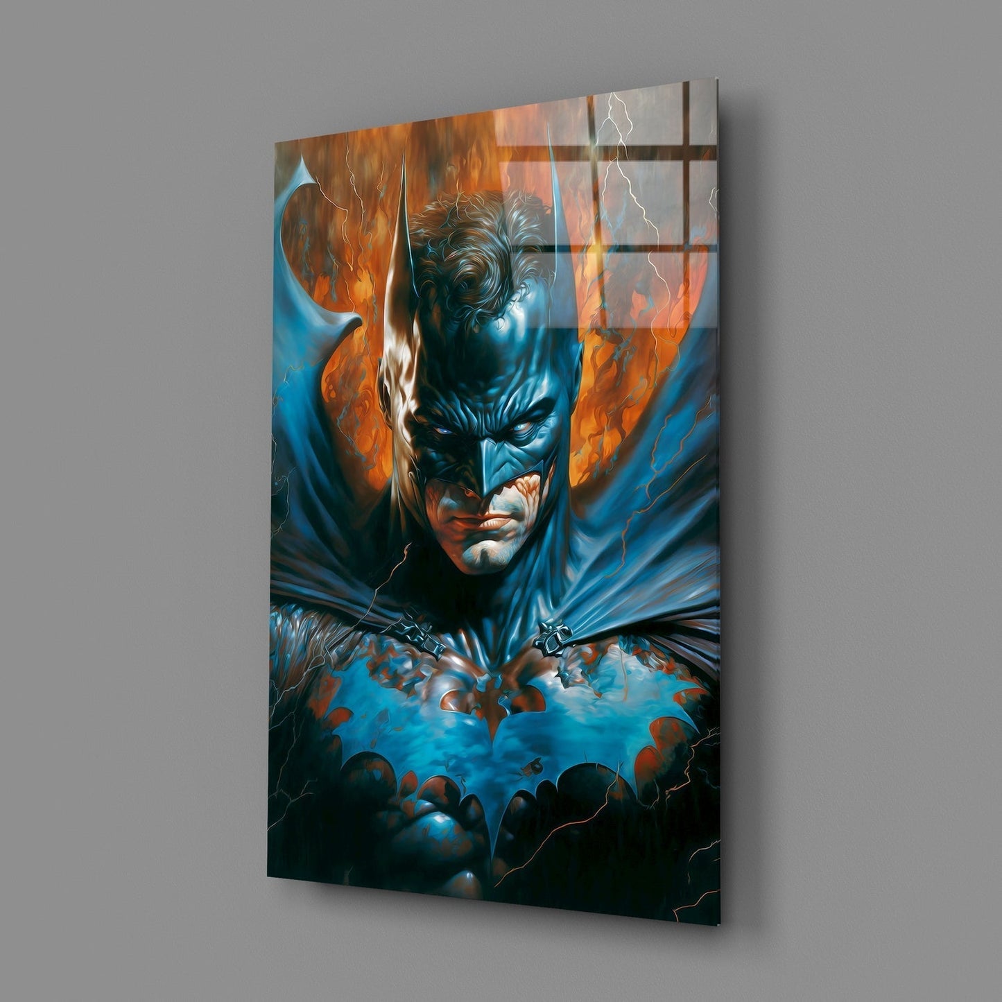 Kanlı Batman Cam Tablo