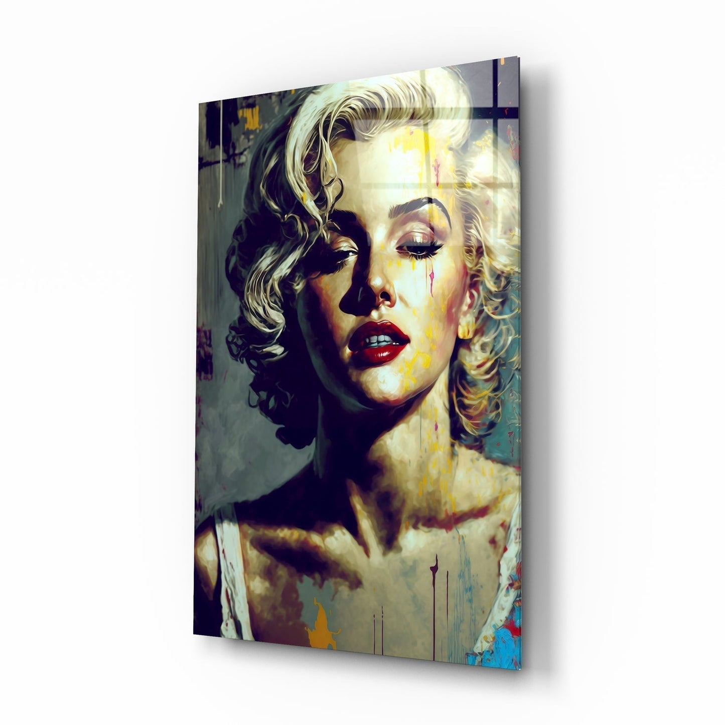 Marilyn Monroe Cam Tablo || Tasarımcı Koleksiyonu