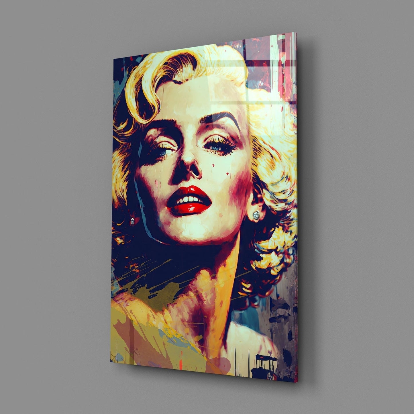 Marilyn Monroe Cam Tablo || Tasarımcı Koleksiyonu