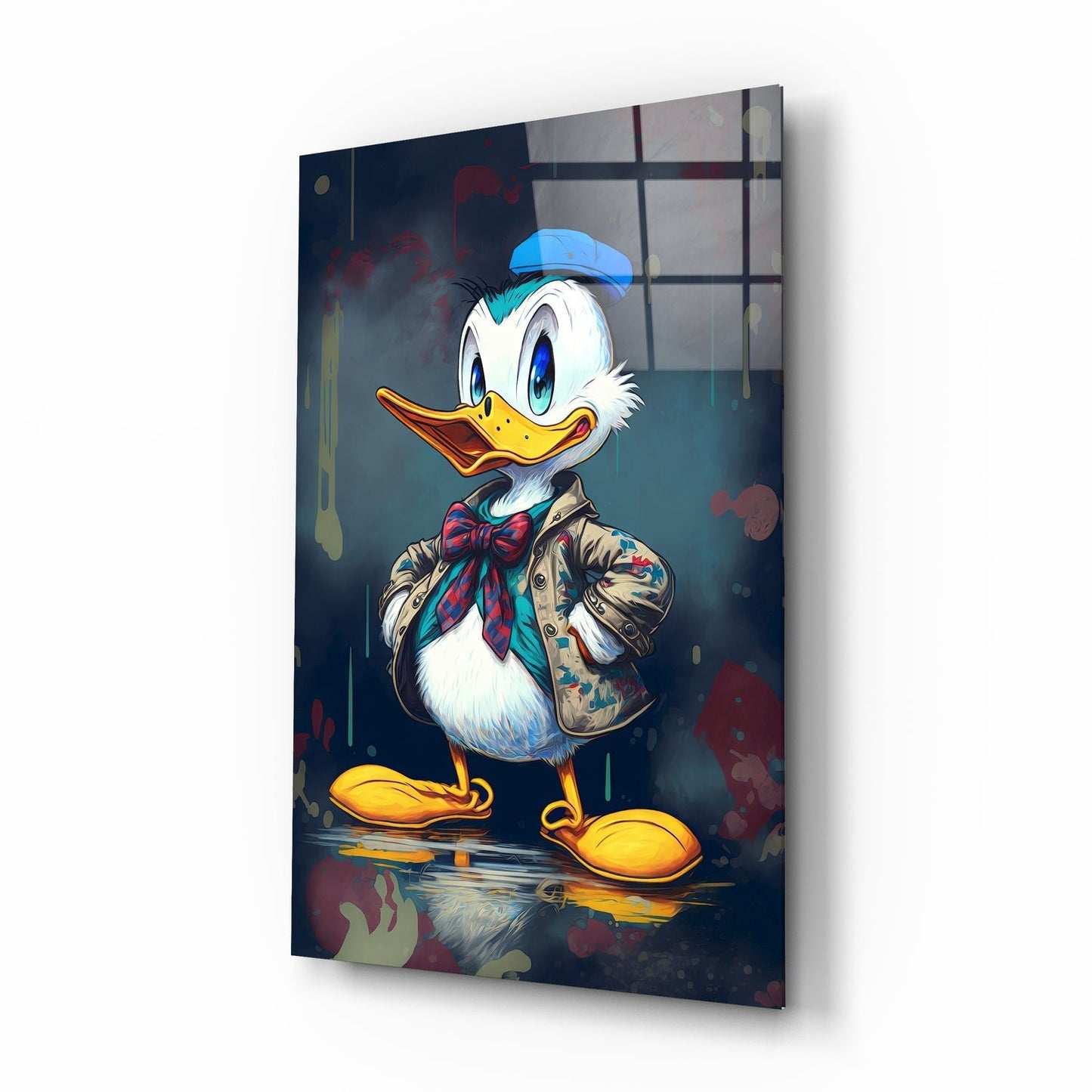 Donald Duck Cam Tablo || Tasarımcı Koleksiyonu