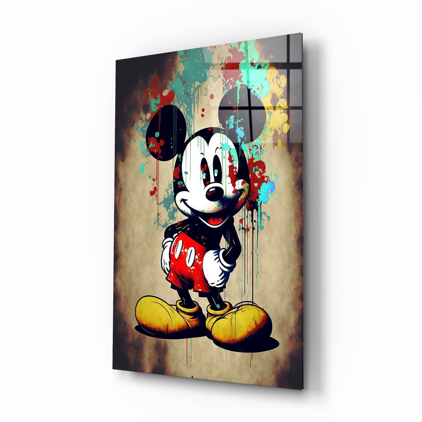 Mickey Dev Cam Tablo || Tasarımcı Koleksiyonu