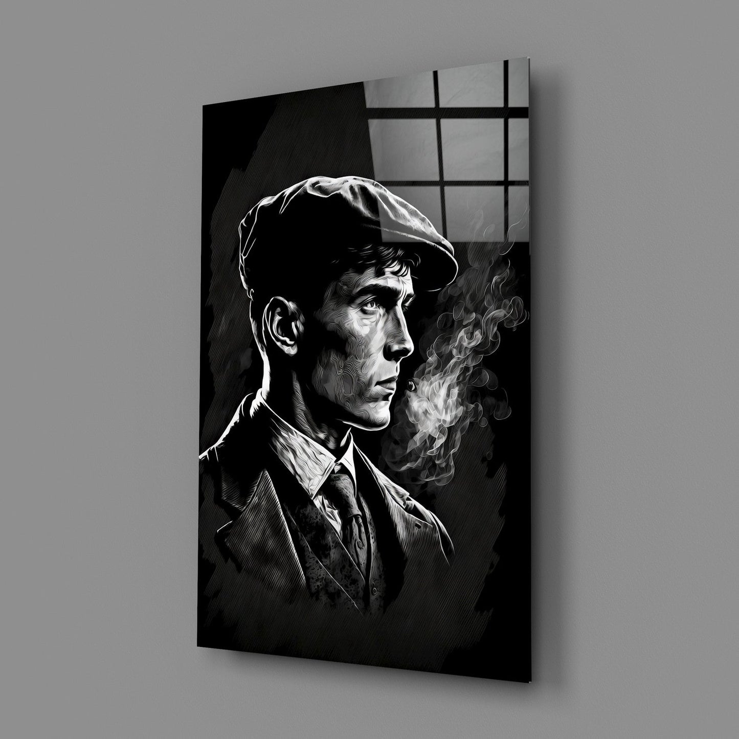 Thomas Shelby - Peaky Blinders Cam Tablo || Tasarımcı Koleksiyonu