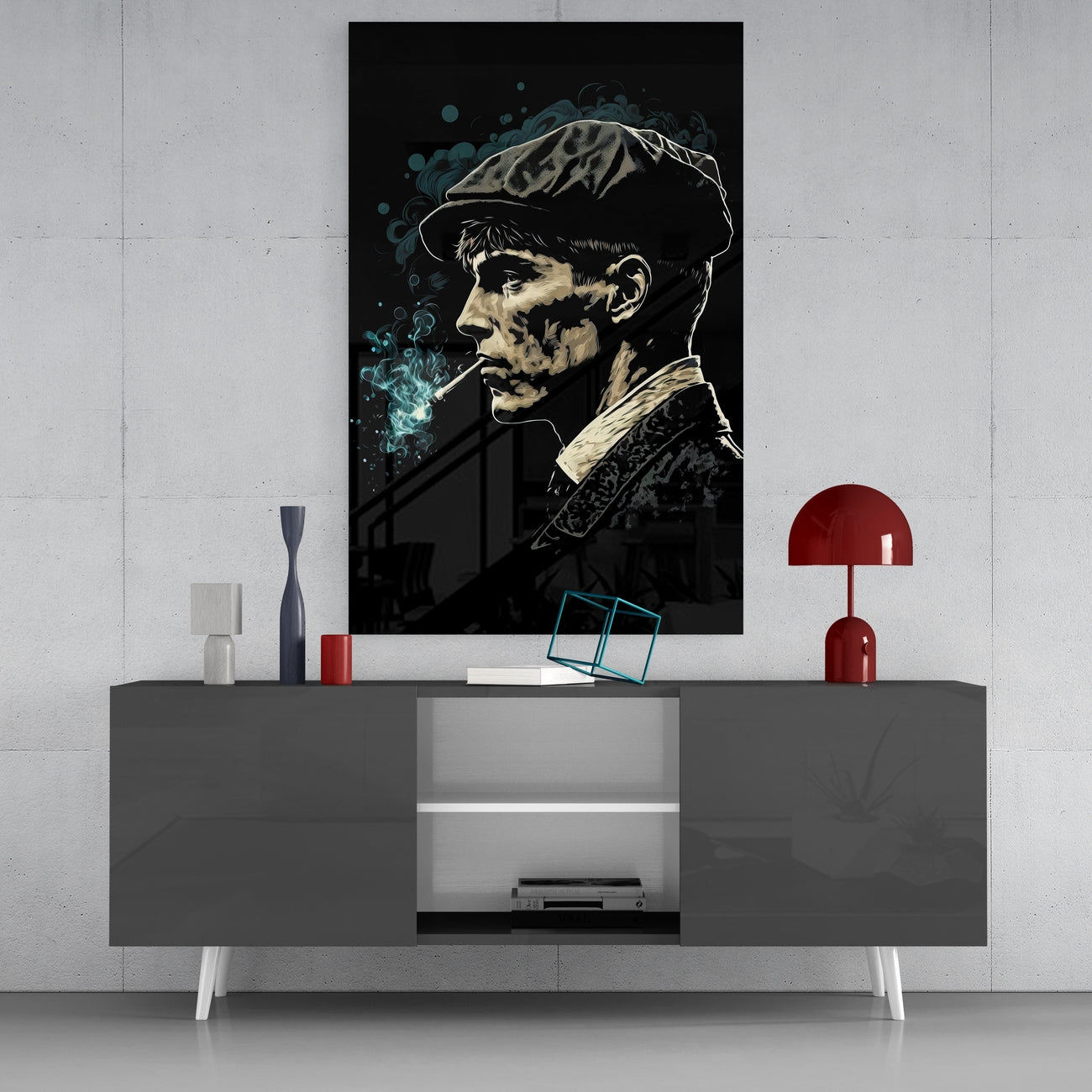 Thomas Shelby - Peaky Blinders Cam Tablo || Tasarımcı Koleksiyonu