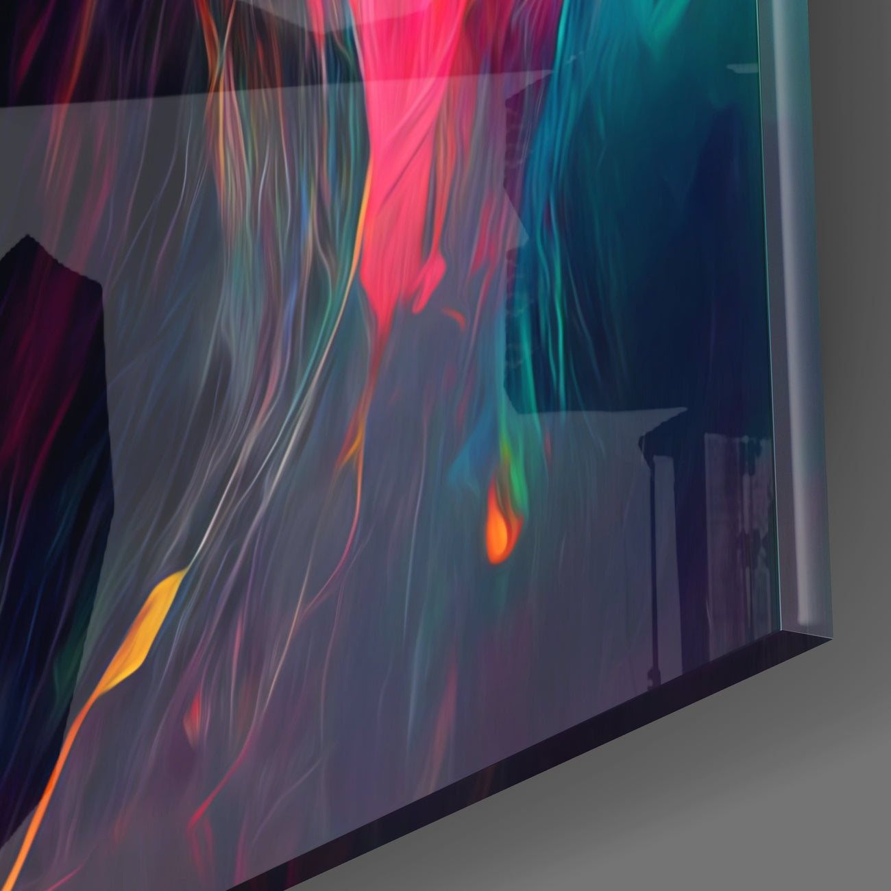 Nobility of the Lion Glass Wall Art || Designers Collection