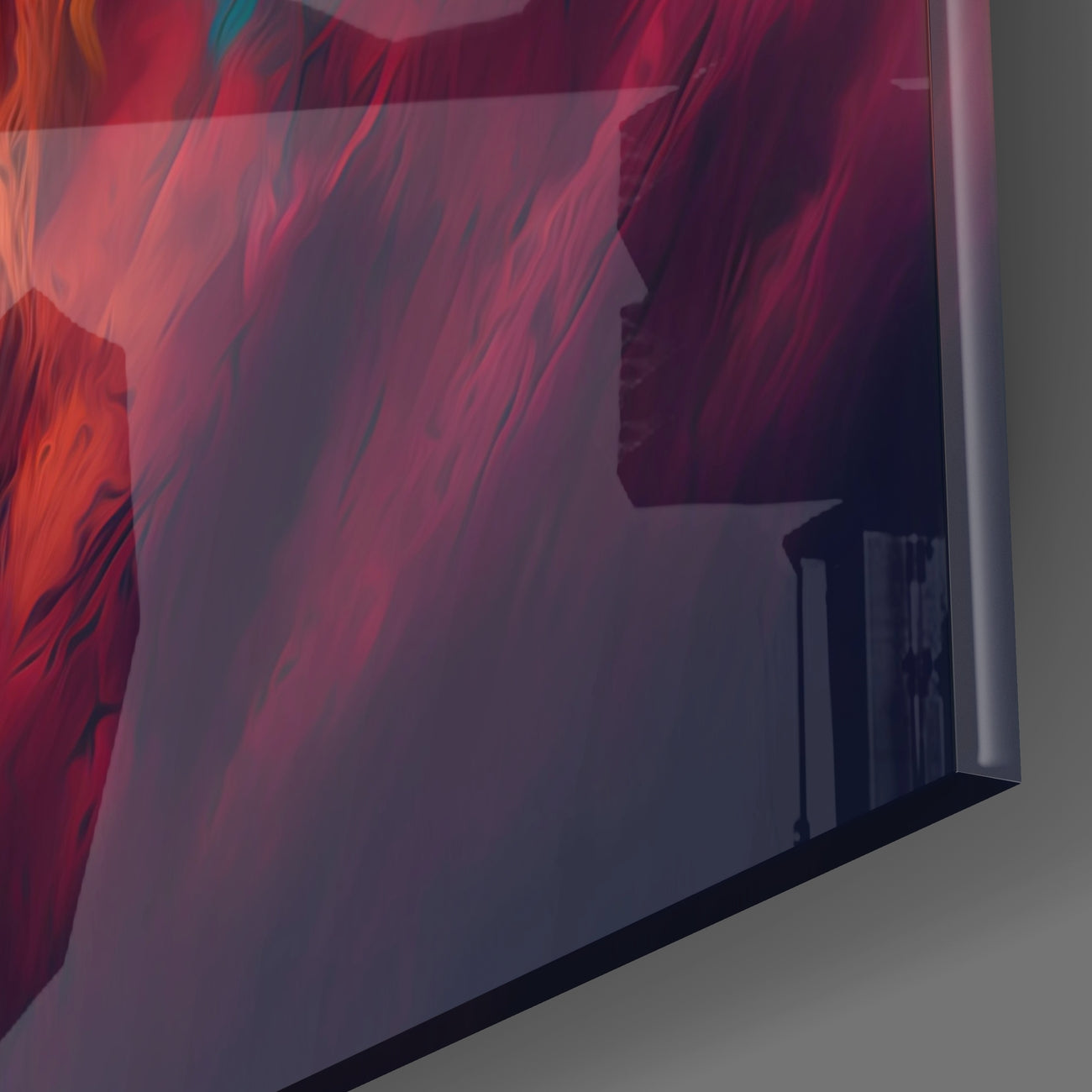 Nobility of the Lion Glass Wall Art || Designers Collection