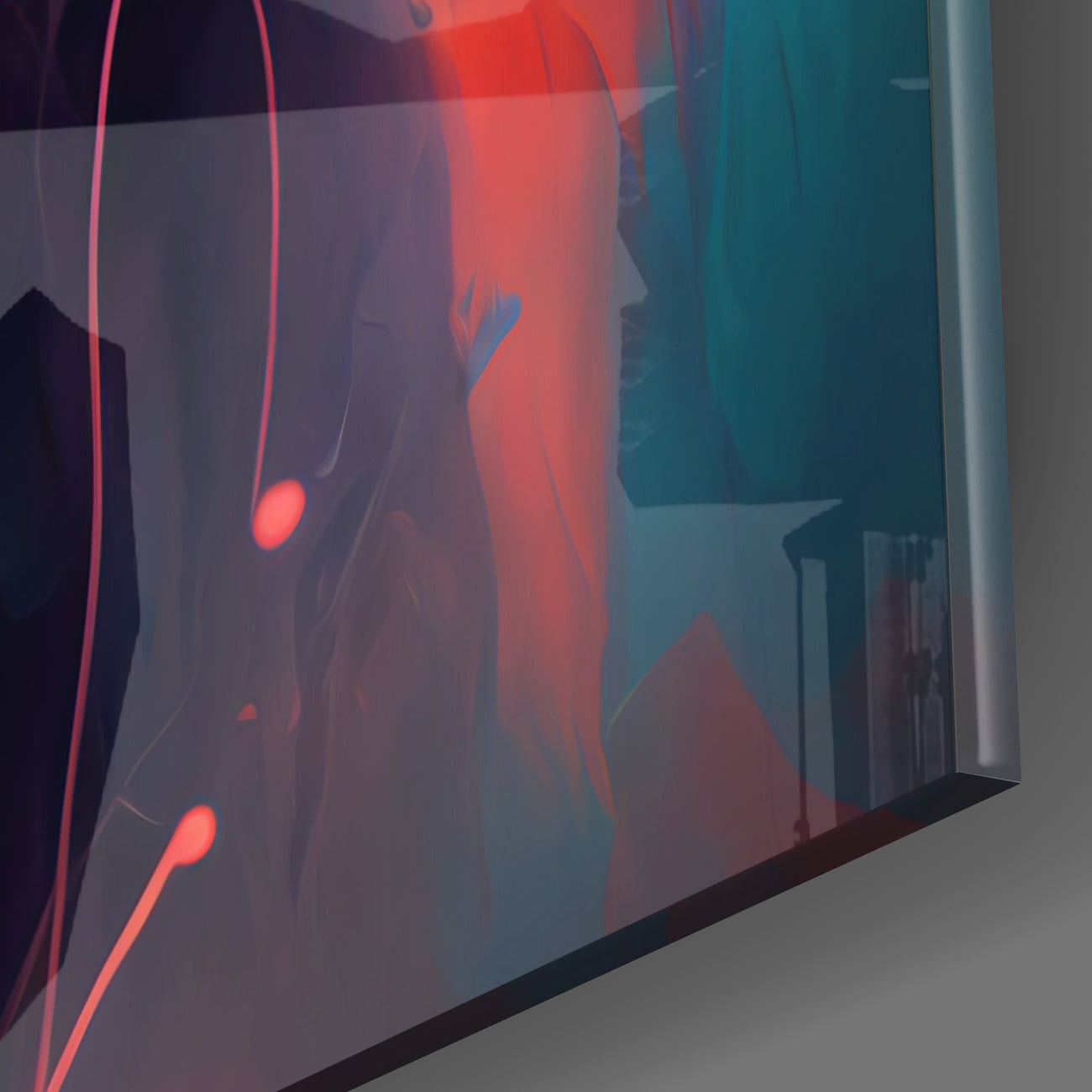 Nobility of the Lion Glass Wall Art || Designers Collection