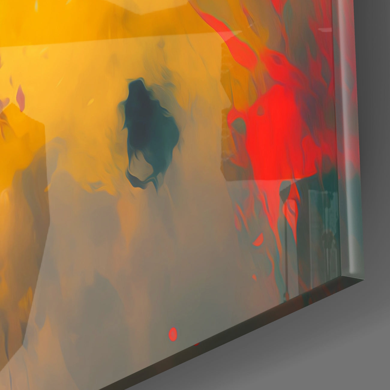 Nobility of the Lion Glass Wall Art || Designers Collection
