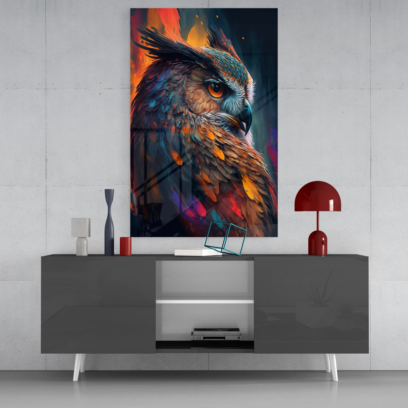 Owl's Eye Glass Wall Art || Designers Collection