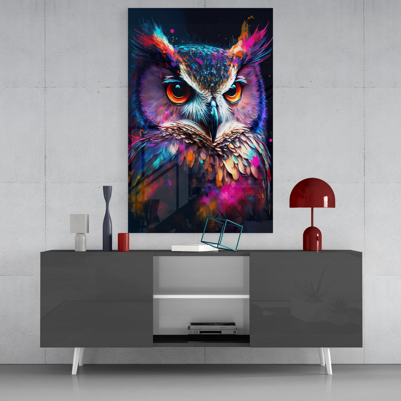 Owl's Eye Glass Wall Art || Designers Collection