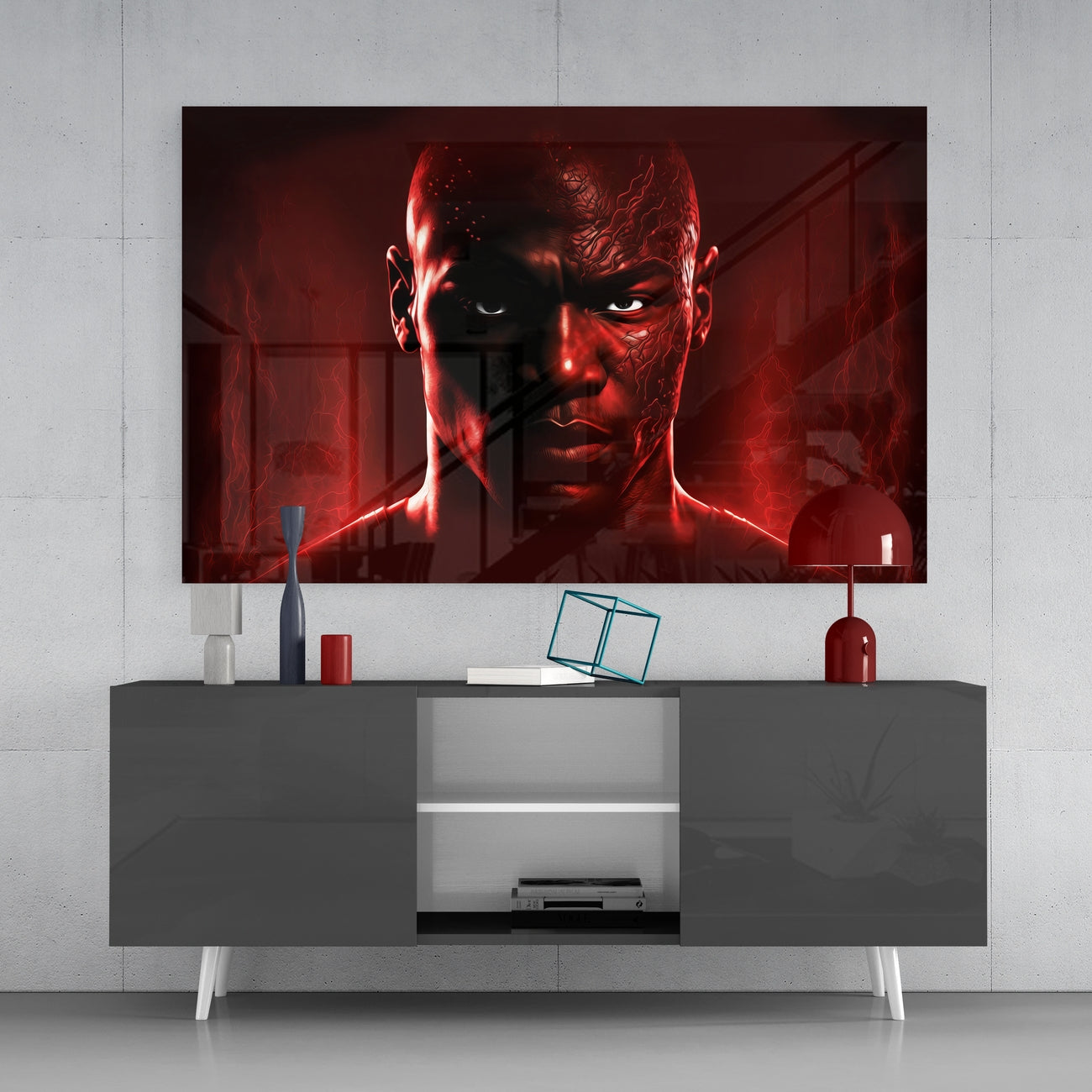 Iconic Michael Jordan Glass Wall Art || Designers Collection