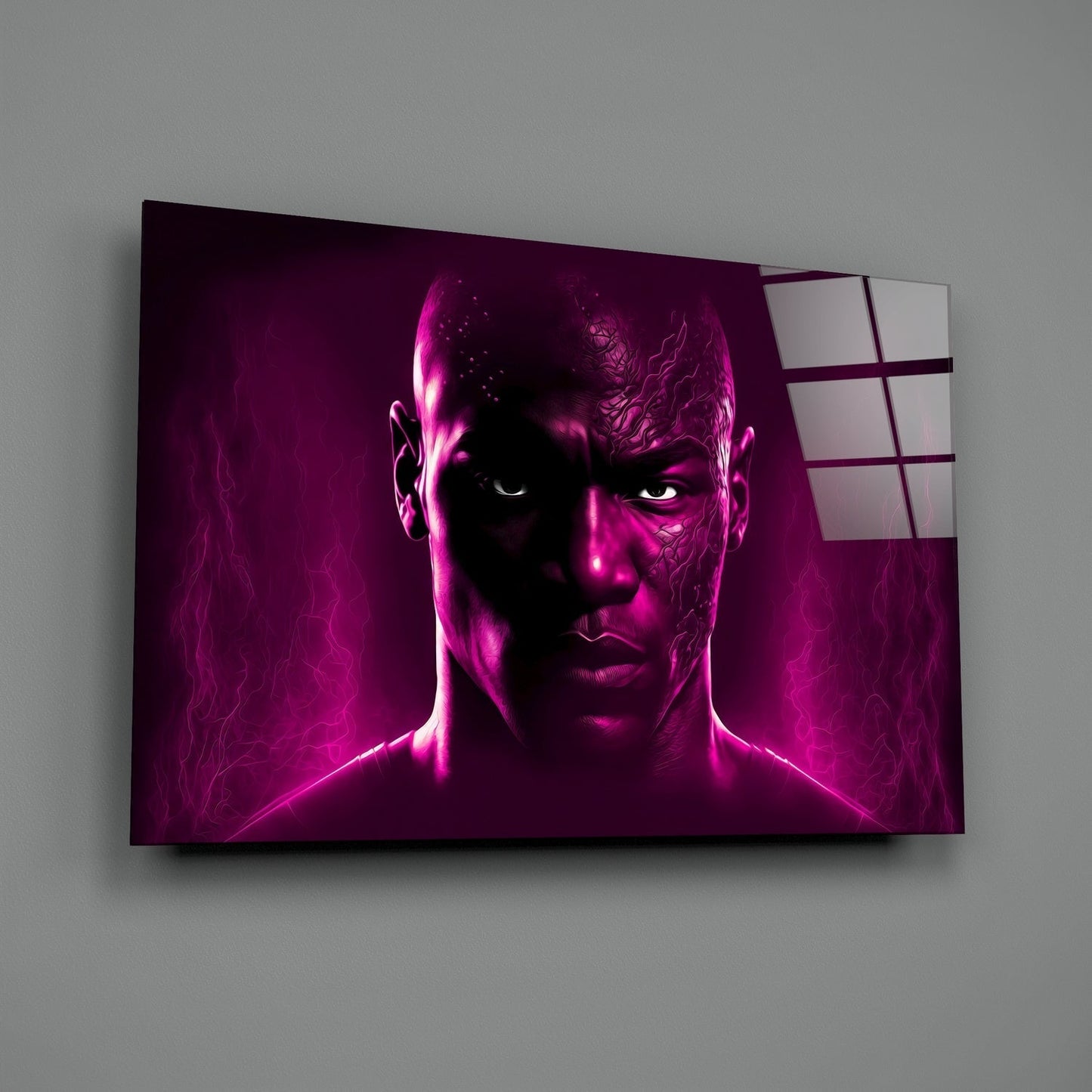 Iconic Michael Jordan Glass Wall Art || Designers Collection