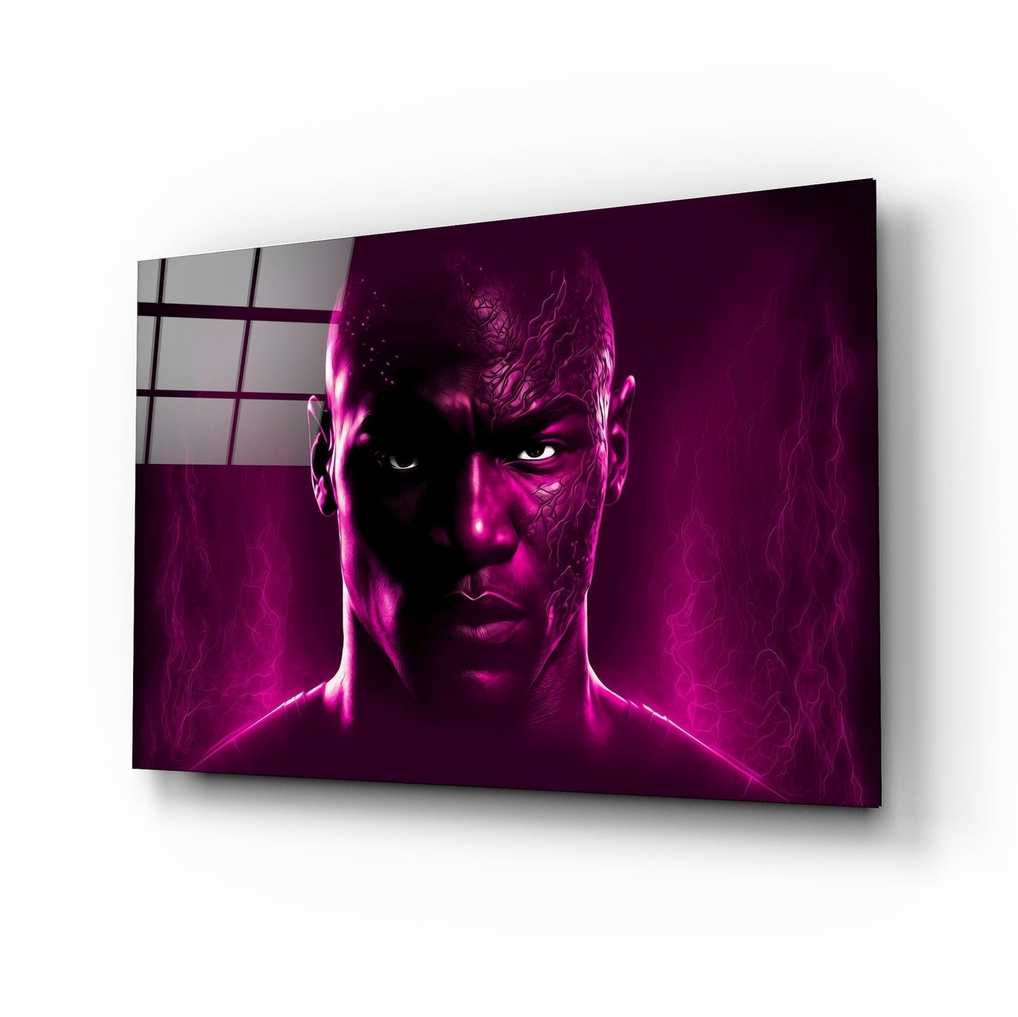 Iconic Michael Jordan Glass Wall Art || Designers Collection