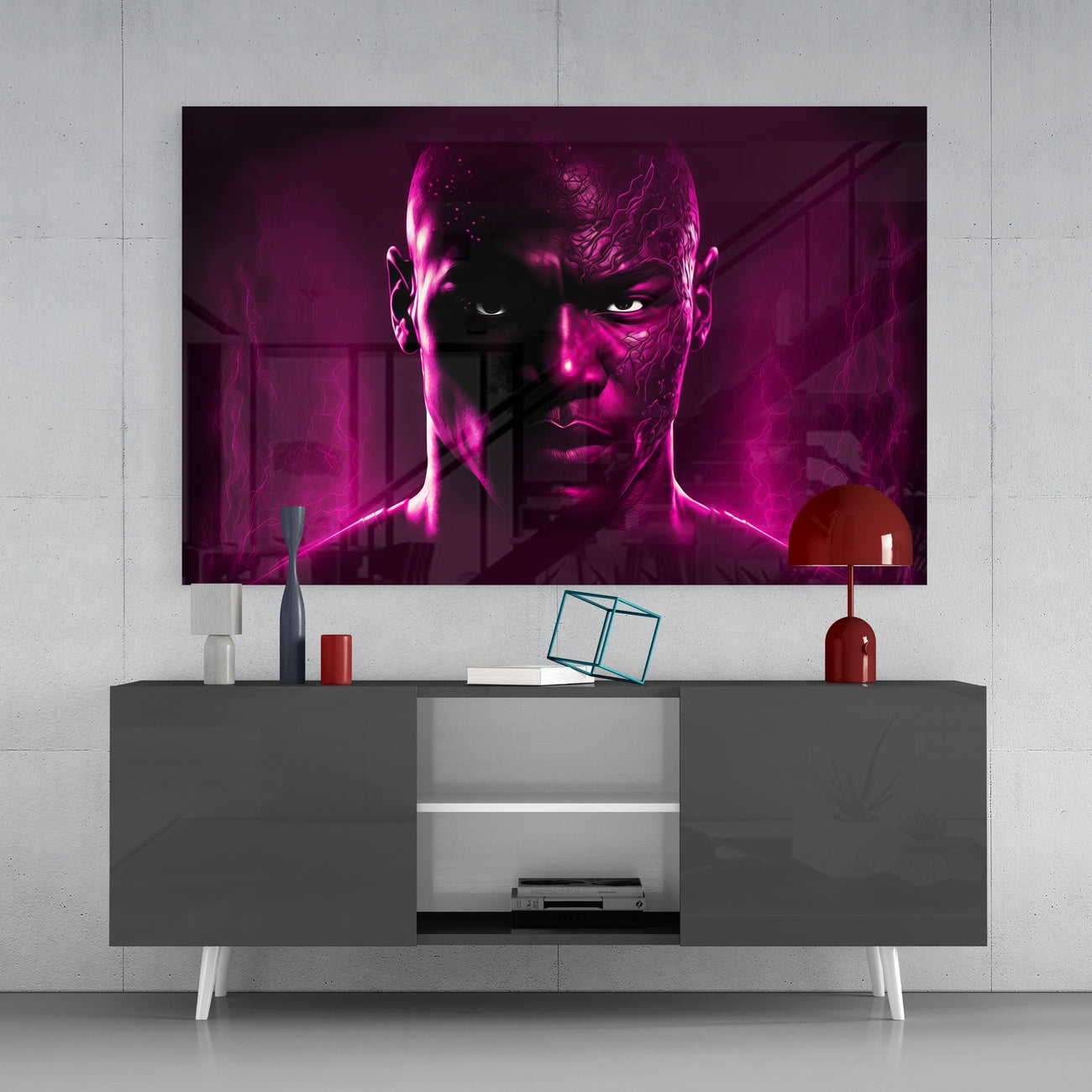 Iconic Michael Jordan Glass Wall Art || Designers Collection
