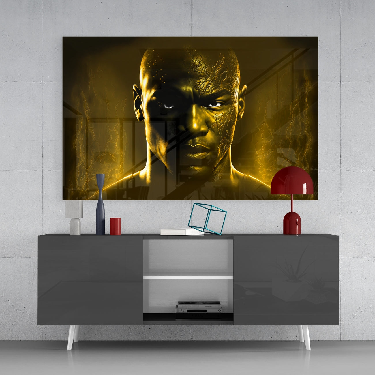 Iconic Michael Jordan Glass Wall Art || Designers Collection