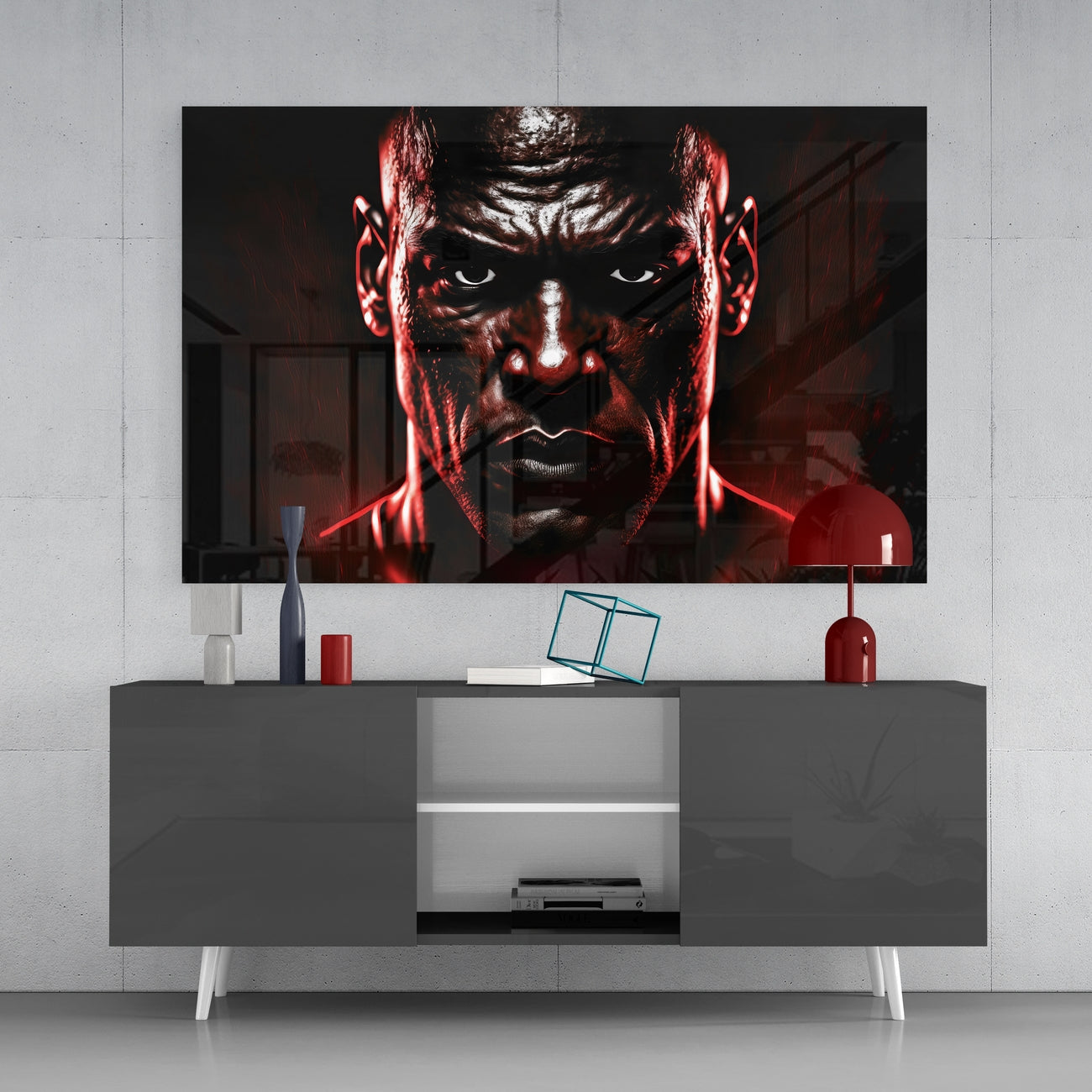 Iconic Michael Jordan Glass Wall Art || Designers Collection