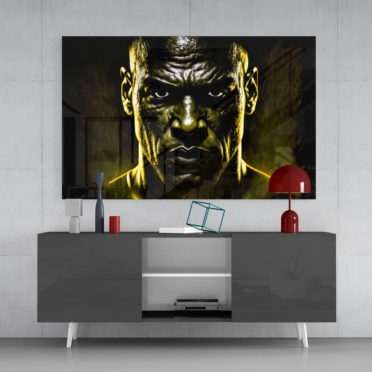 Iconic Michael Jordan Glass Wall Art || Designers Collection