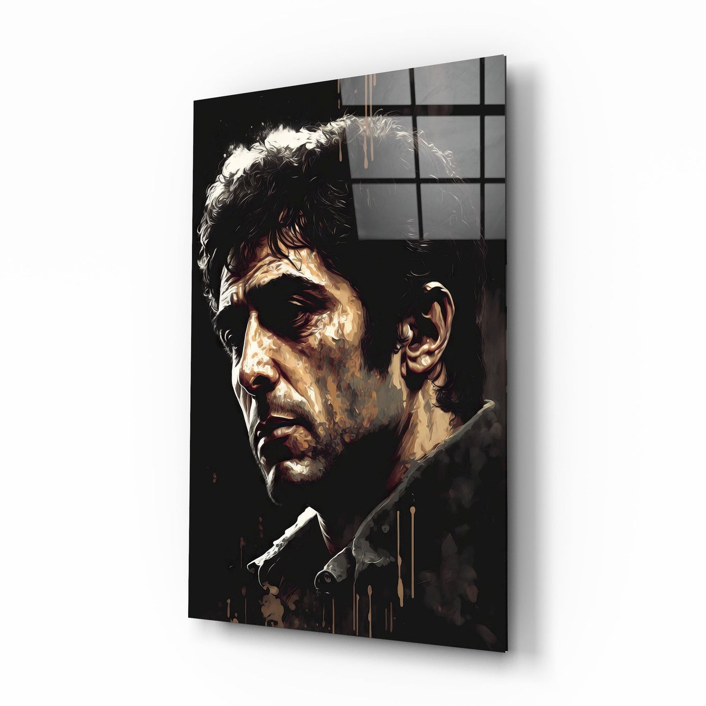 Al Pacino Glass Wall Art || Designers Collection