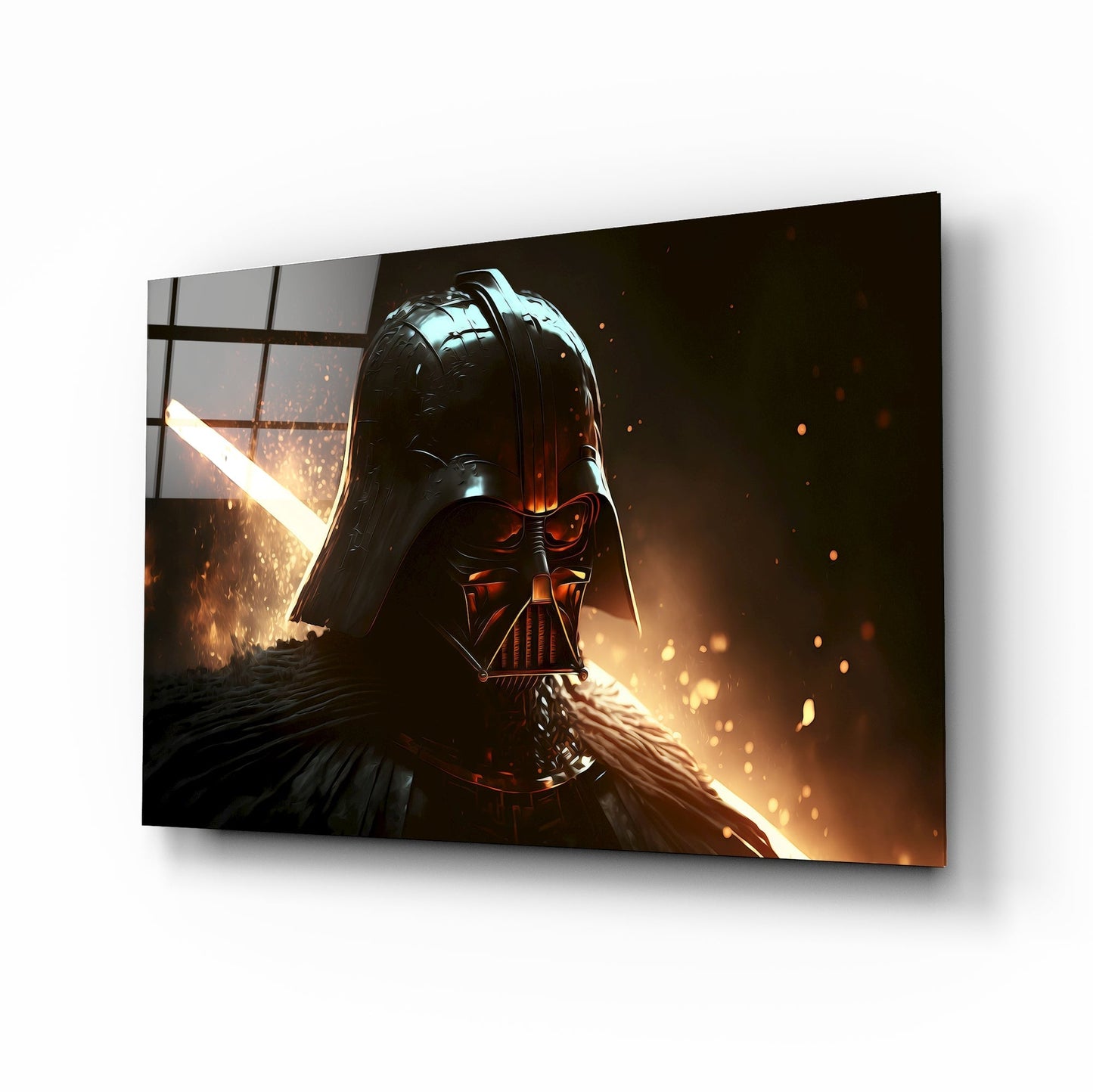 Darth Vader Glass Wall Art || Designers Collection
