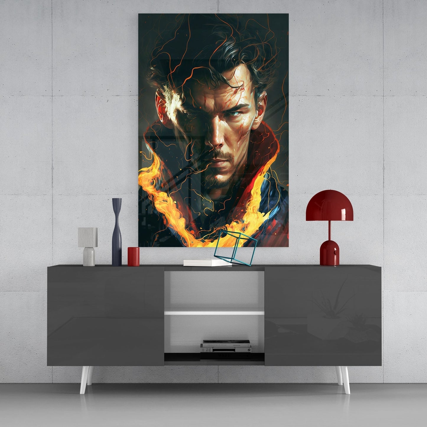Dr. Strange Glass Wall Art || Designers Collection