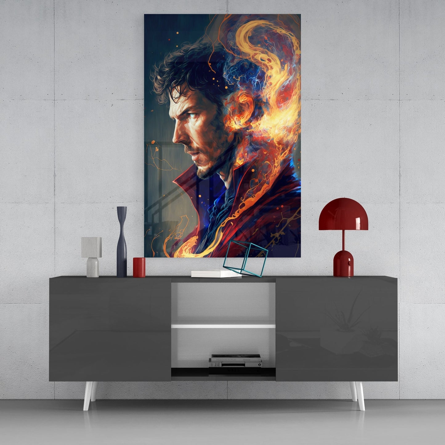 Dr. Strange Glass Wall Art || Designers Collection