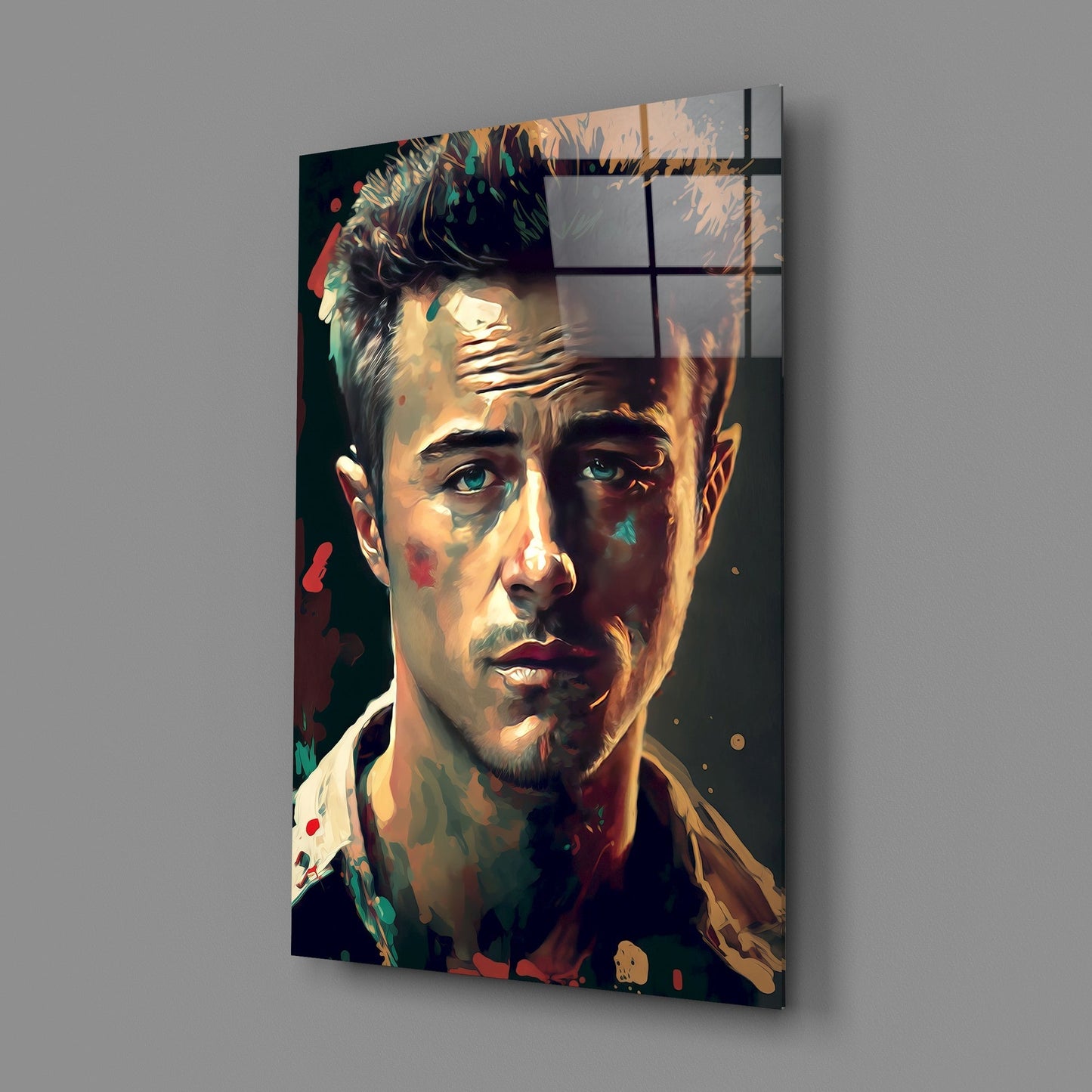 Fight Club - Norton Glass Wall Art || Designers Collection