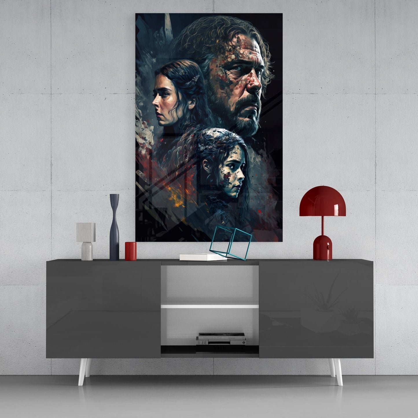 Game of Thrones Glass Wall Art || Designers Collection