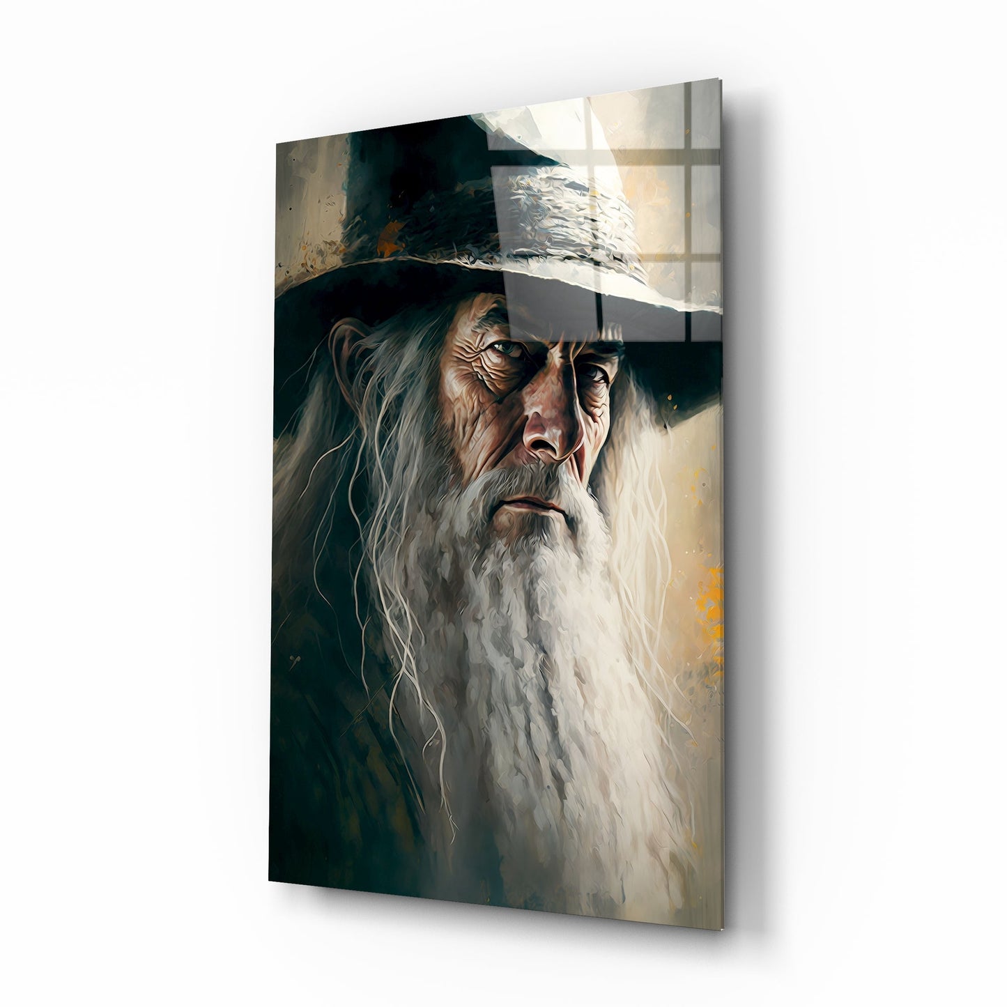 Gandalf Glass Wall Art || Designers Collection