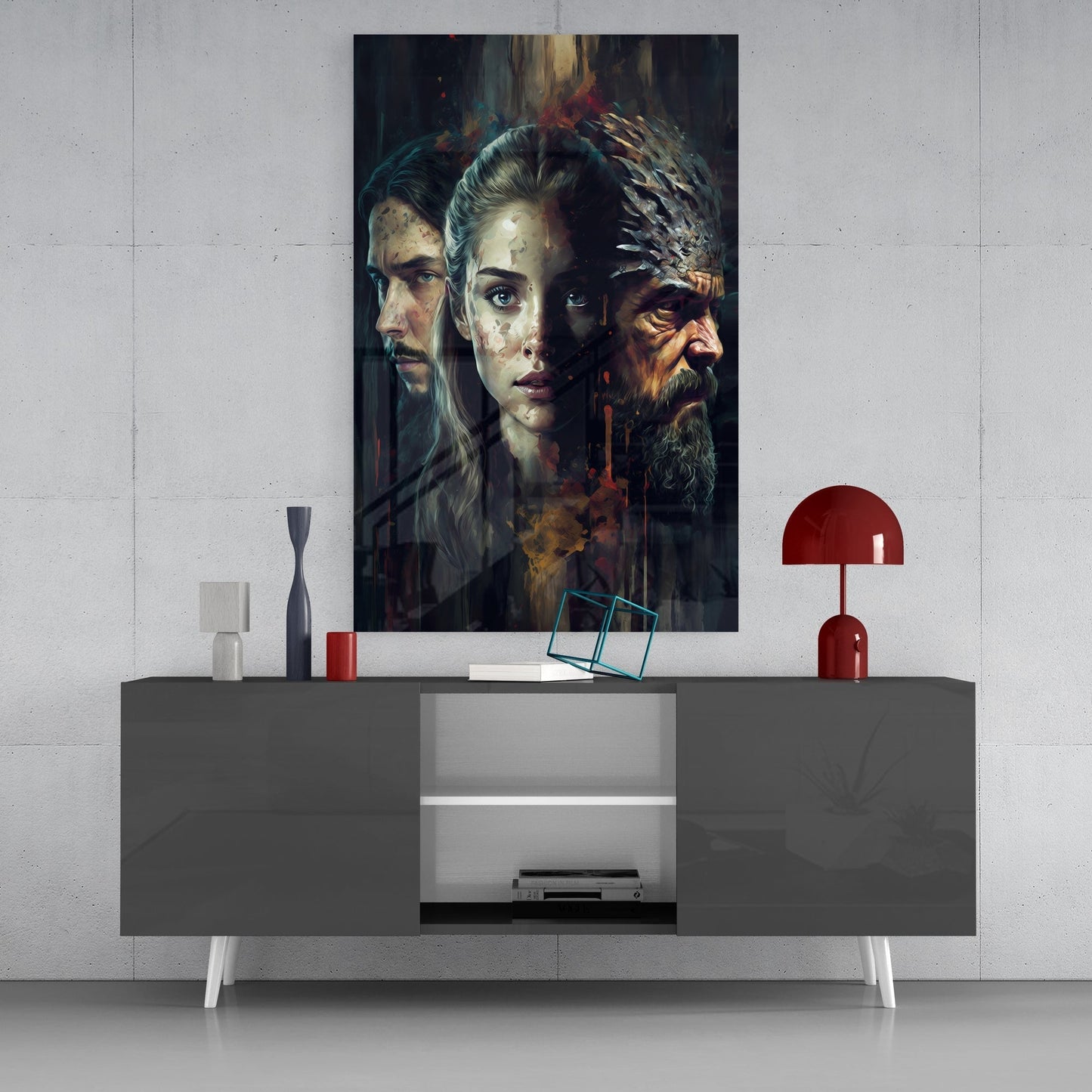 Game of Thrones Glass Wall Art || Designers Collection