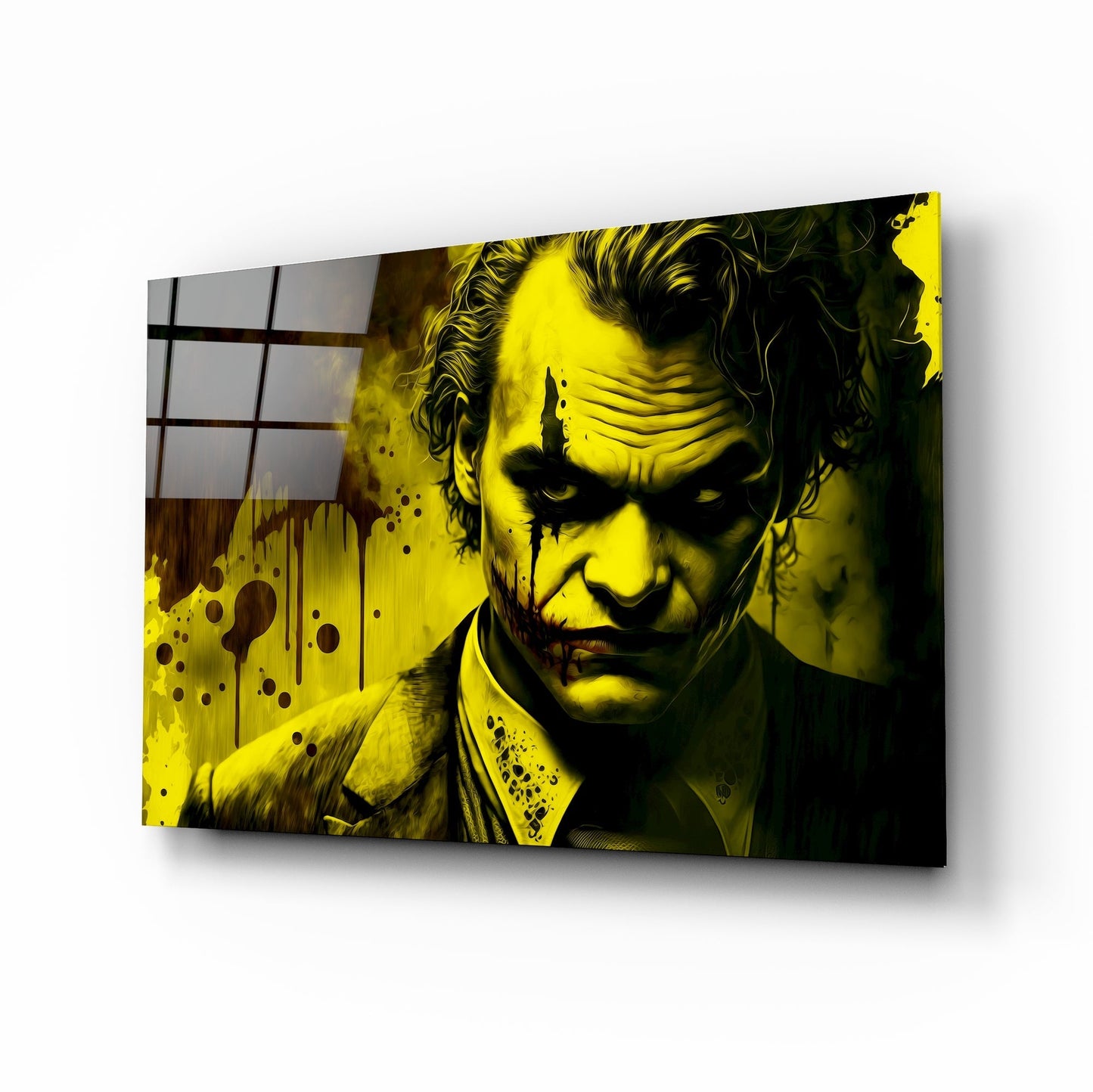 Joker Glass Wall Art || Designers Collection