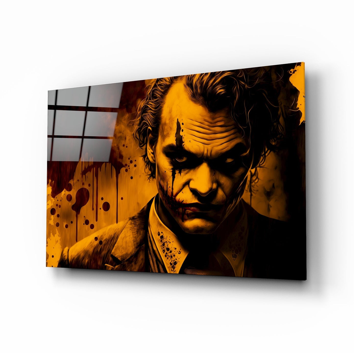Joker Glass Wall Art || Designers Collection