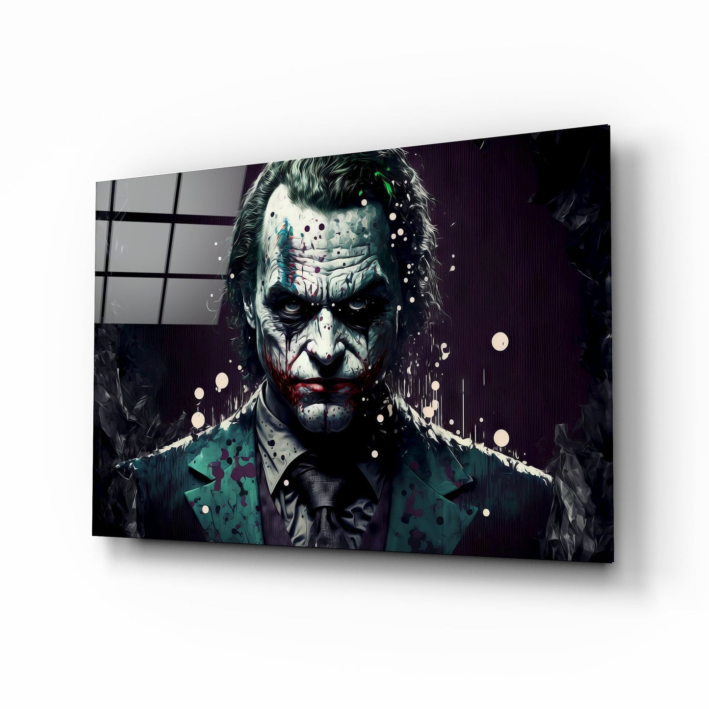 Joker Glass Wall Art || Designers Collection