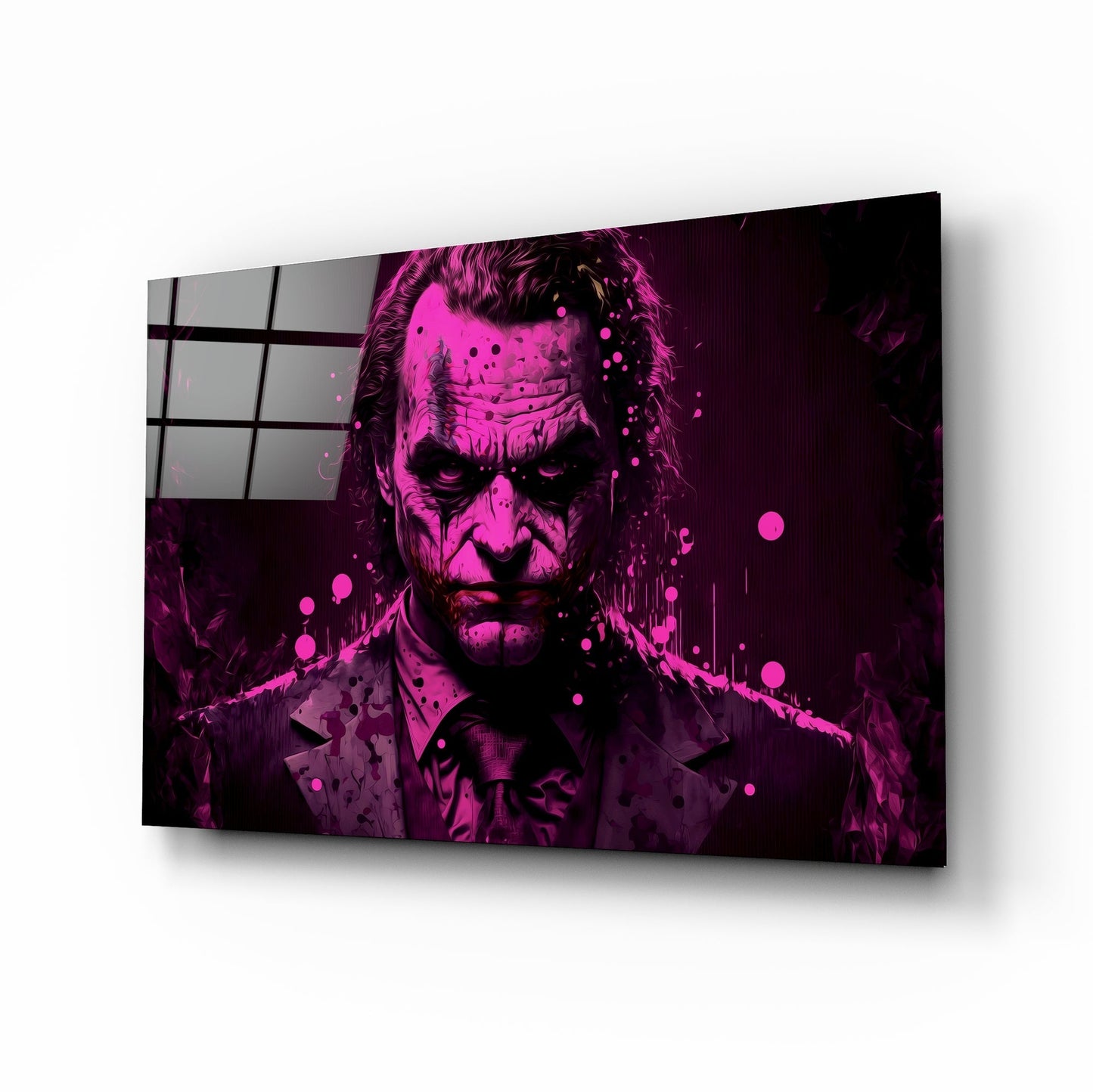 Joker Glass Wall Art || Designers Collection