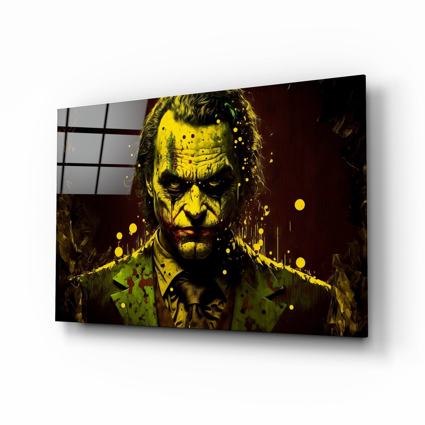 Joker Glass Wall Art || Designers Collection