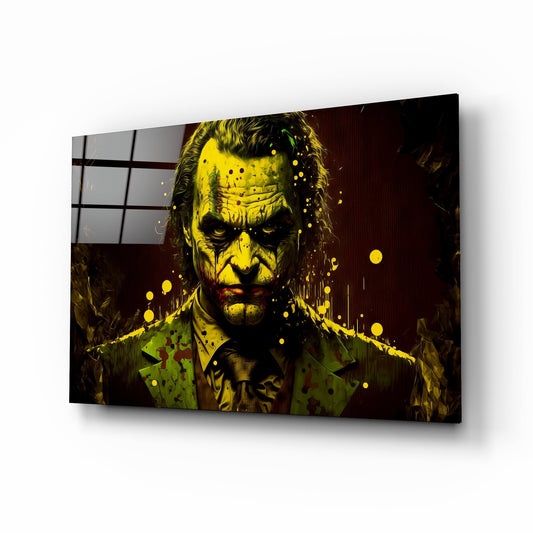Joker Glass Wall Art  || Designers Collection