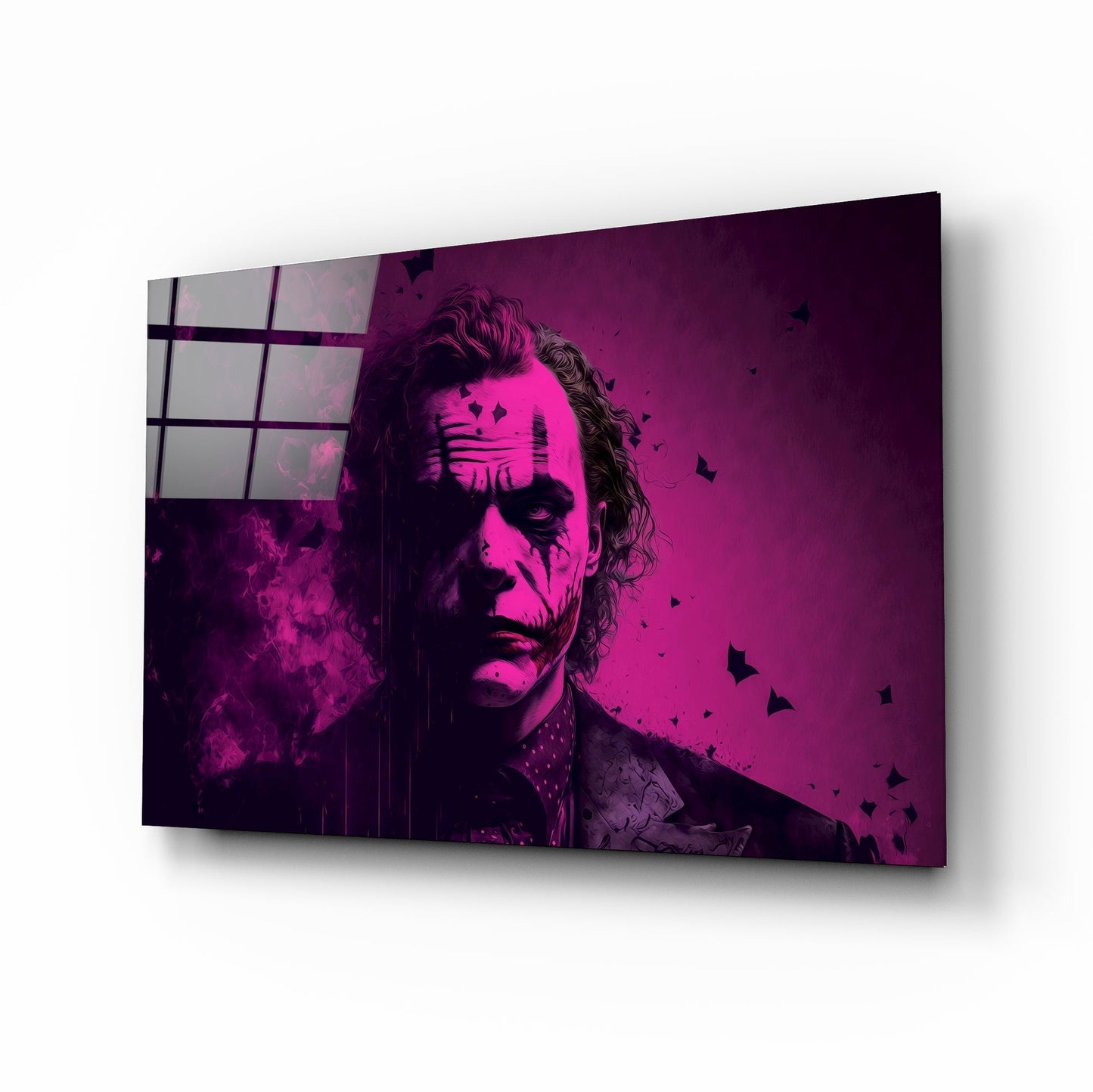 Joker Glass Wall Art || Designers Collection