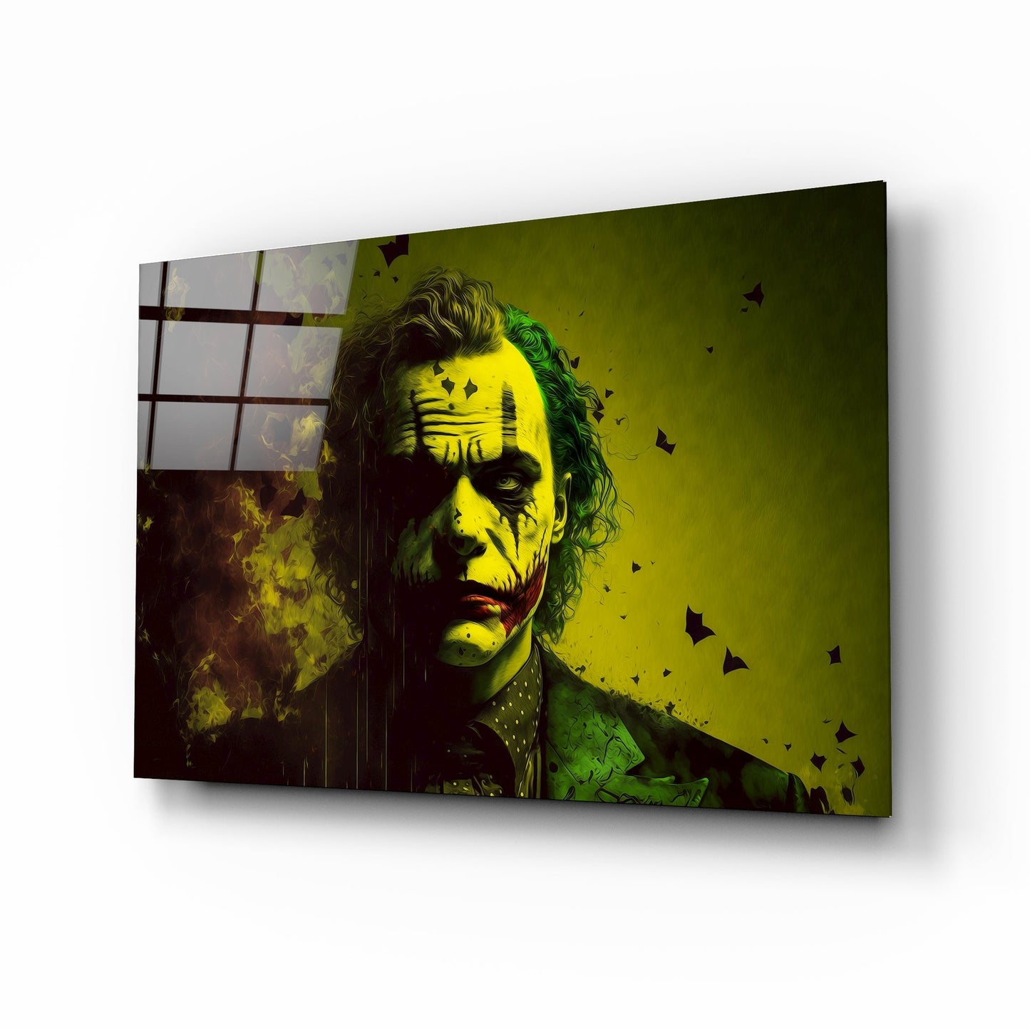 Joker Glass Wall Art || Designers Collection