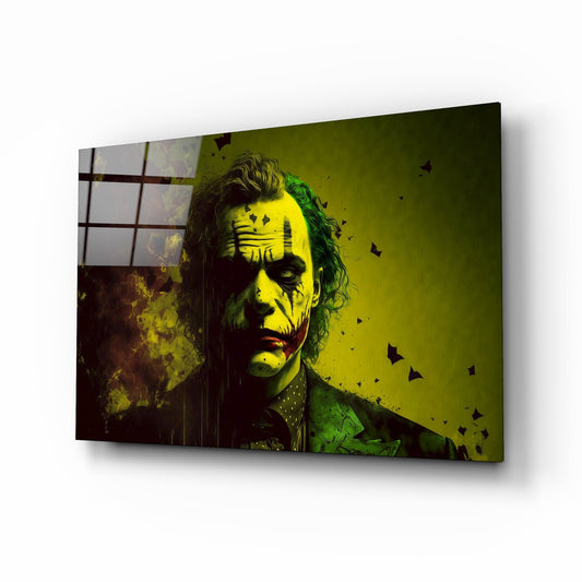 Joker Glass Wall Art  || Designers Collection