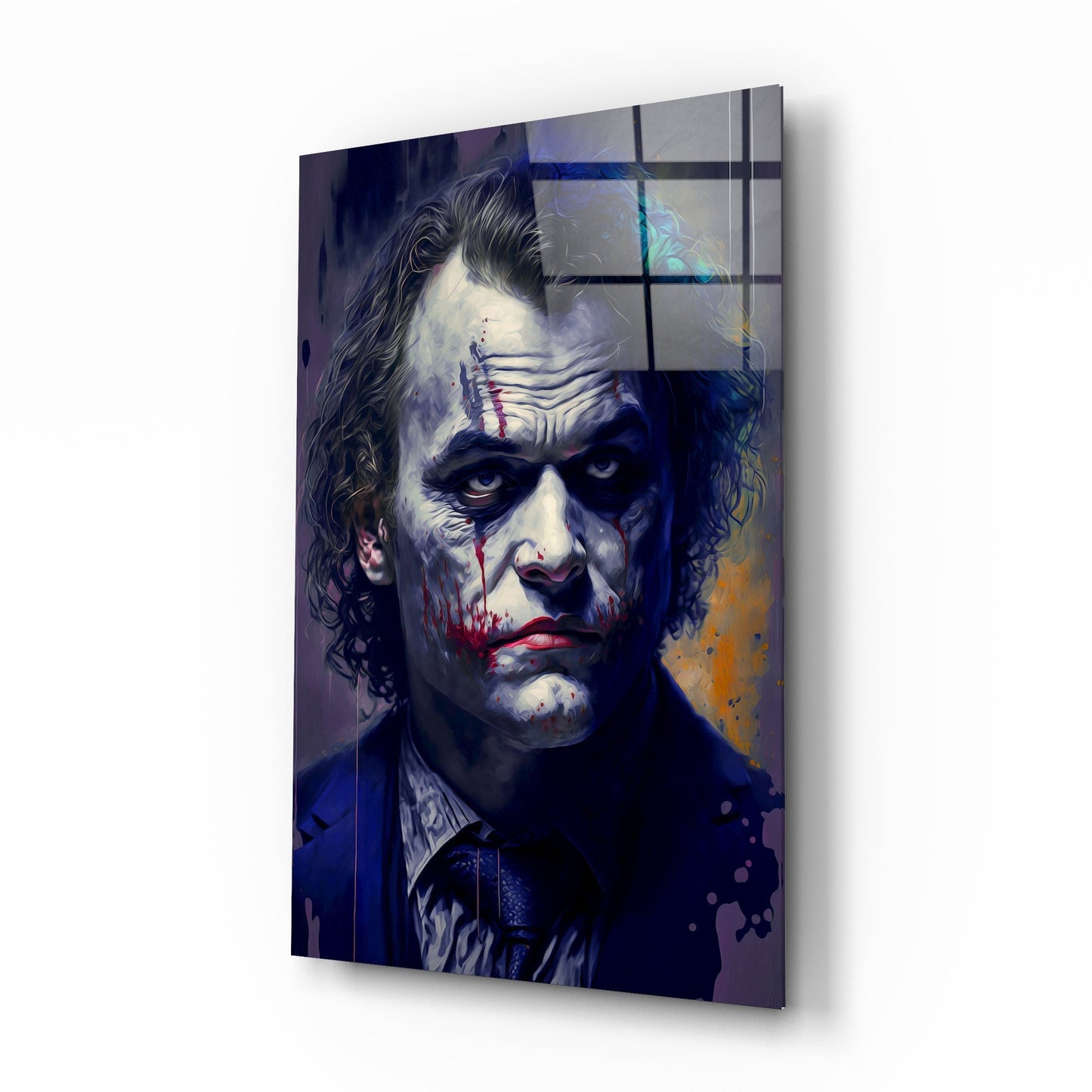 Joker Glass Wall Art || Designers Collection